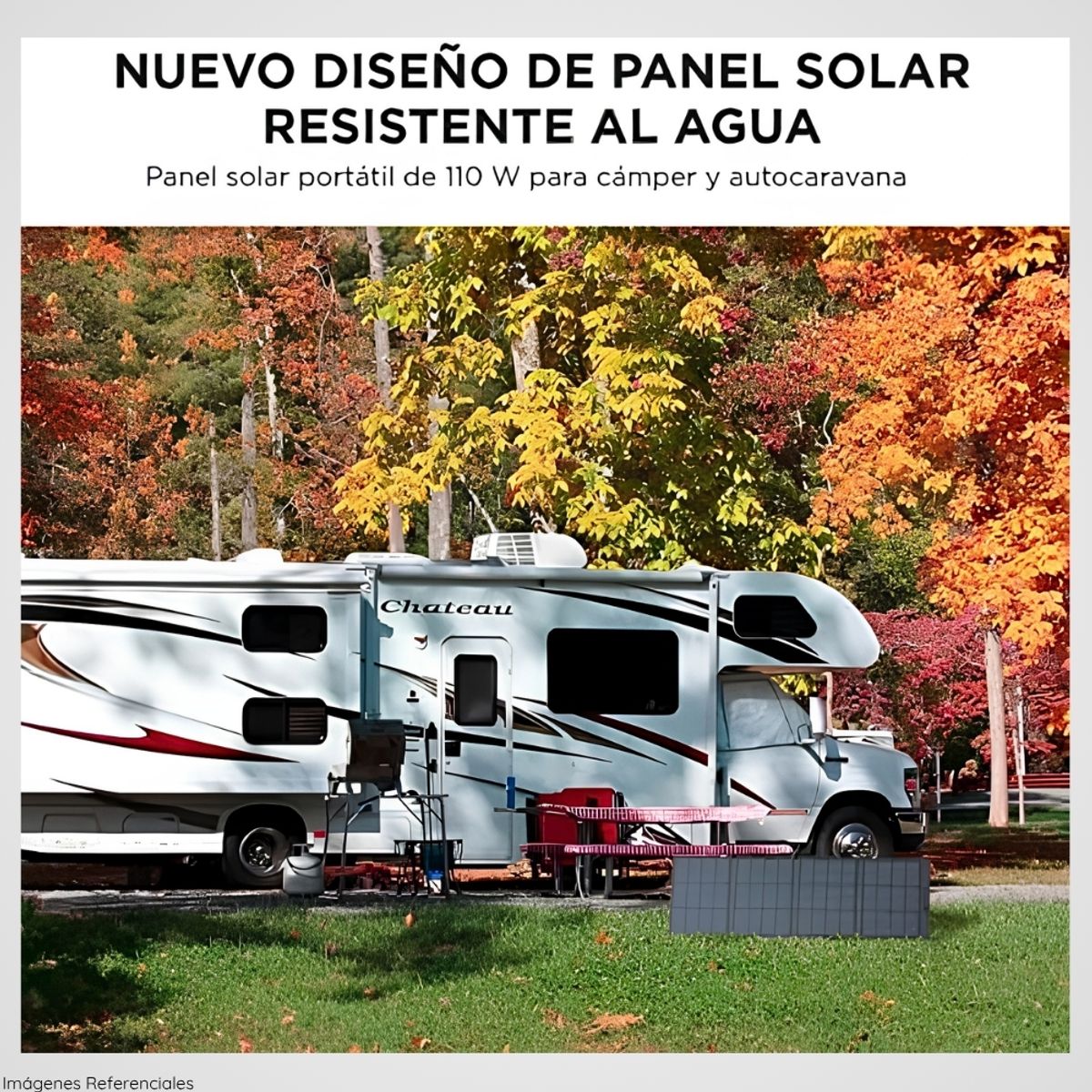 ECOFLOW - Panel Solar Portatil EcoFlow 110 W - Negro