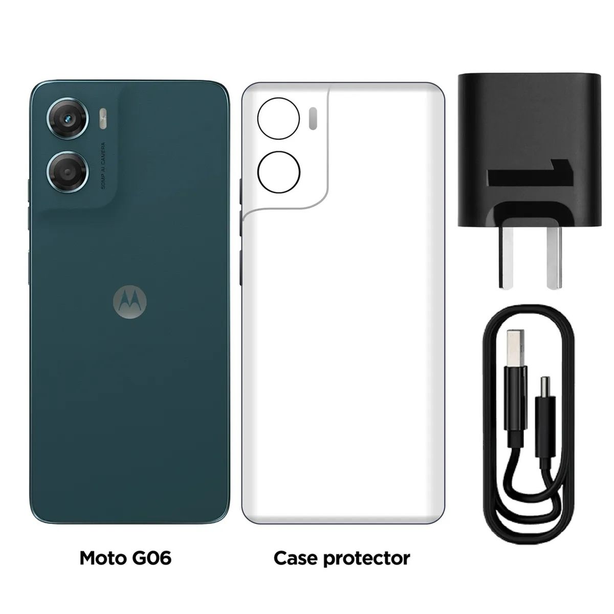 MOTOROLA - Celular Moto G06 4GB + 64GB Azul