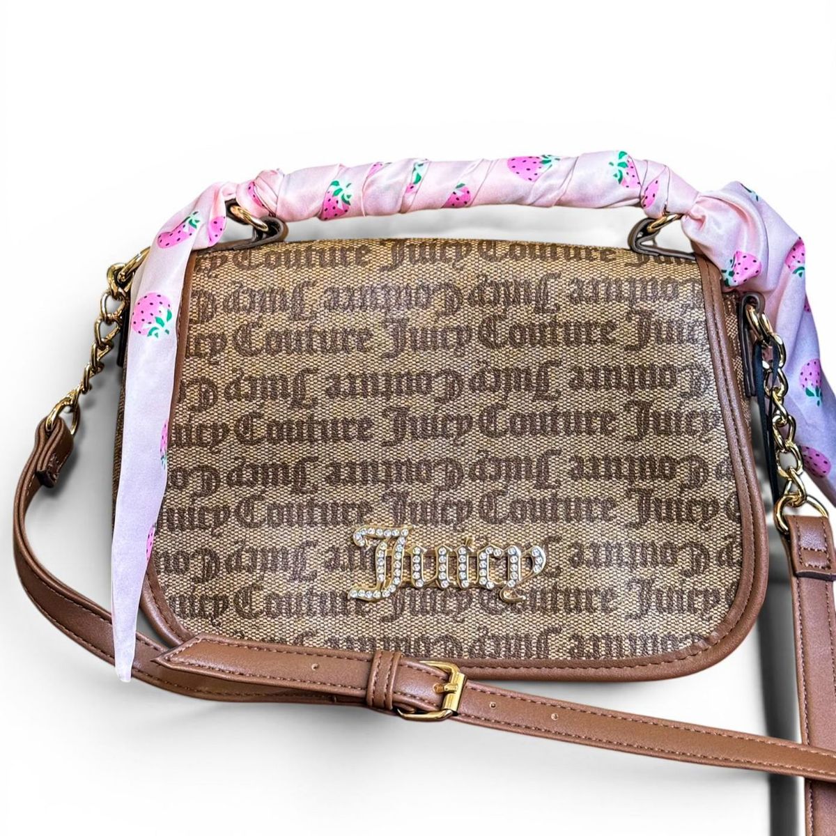GENERICO - Cartera Juicy Couture Crossbody Chocolate Monogram