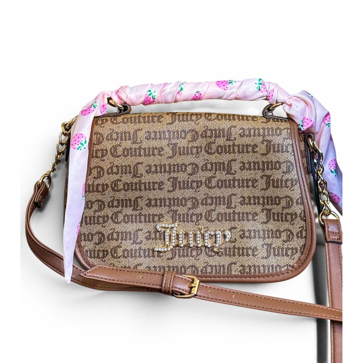 GENERICO - Cartera Juicy Couture Crossbody Chocolate Monogram