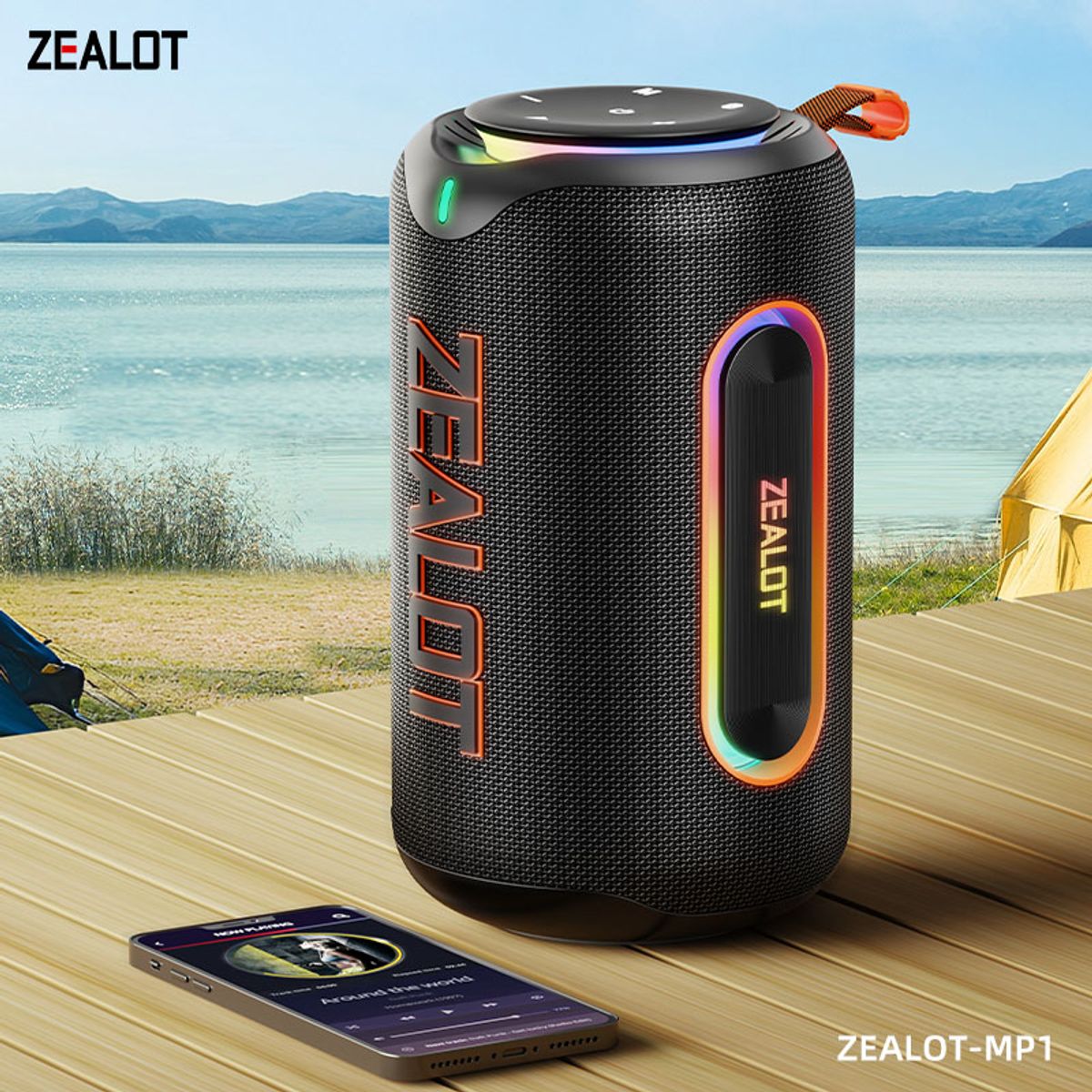 ZEALOT - PARLANTE ZEALOT MP1 60 RMS BLACK