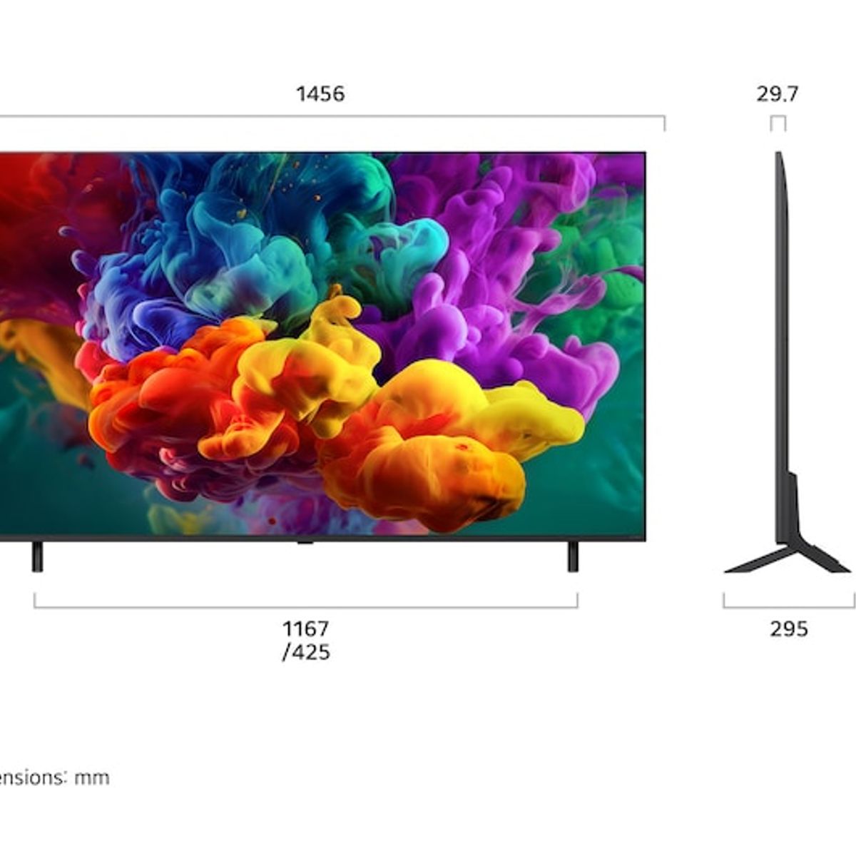 LG - 65  LG Qned Evo Ai Qned85 Mini Led 4k Smart Tv 2026