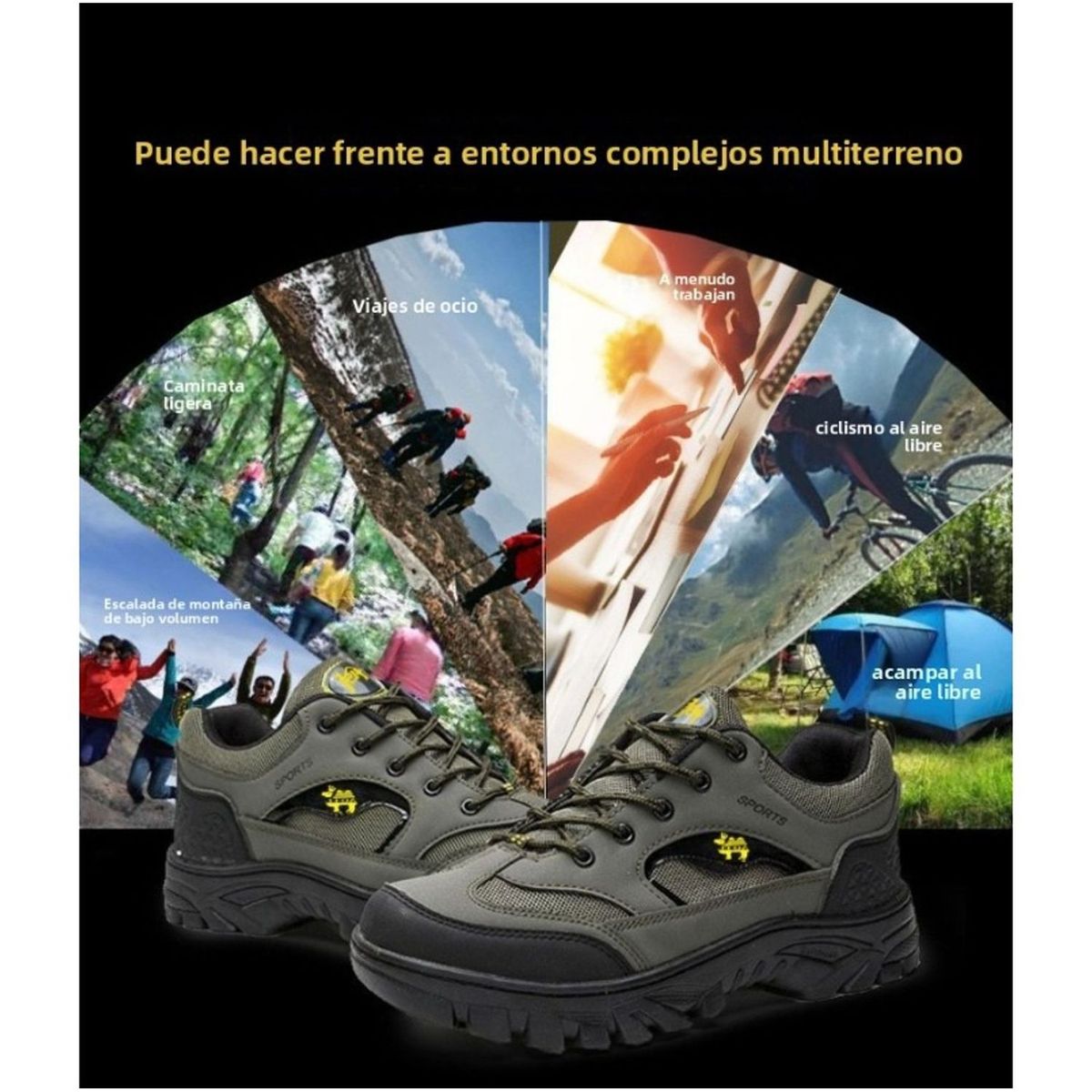 TIOZONEY - Zapatos de senderismo