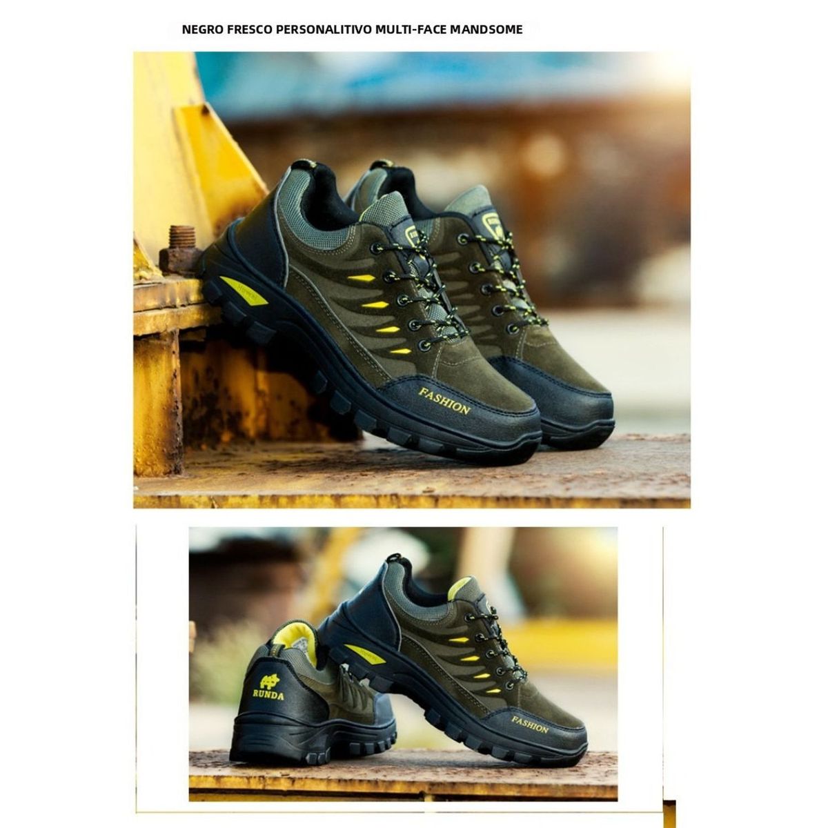 TIOZONEY - Botas de senderismo para hombre​