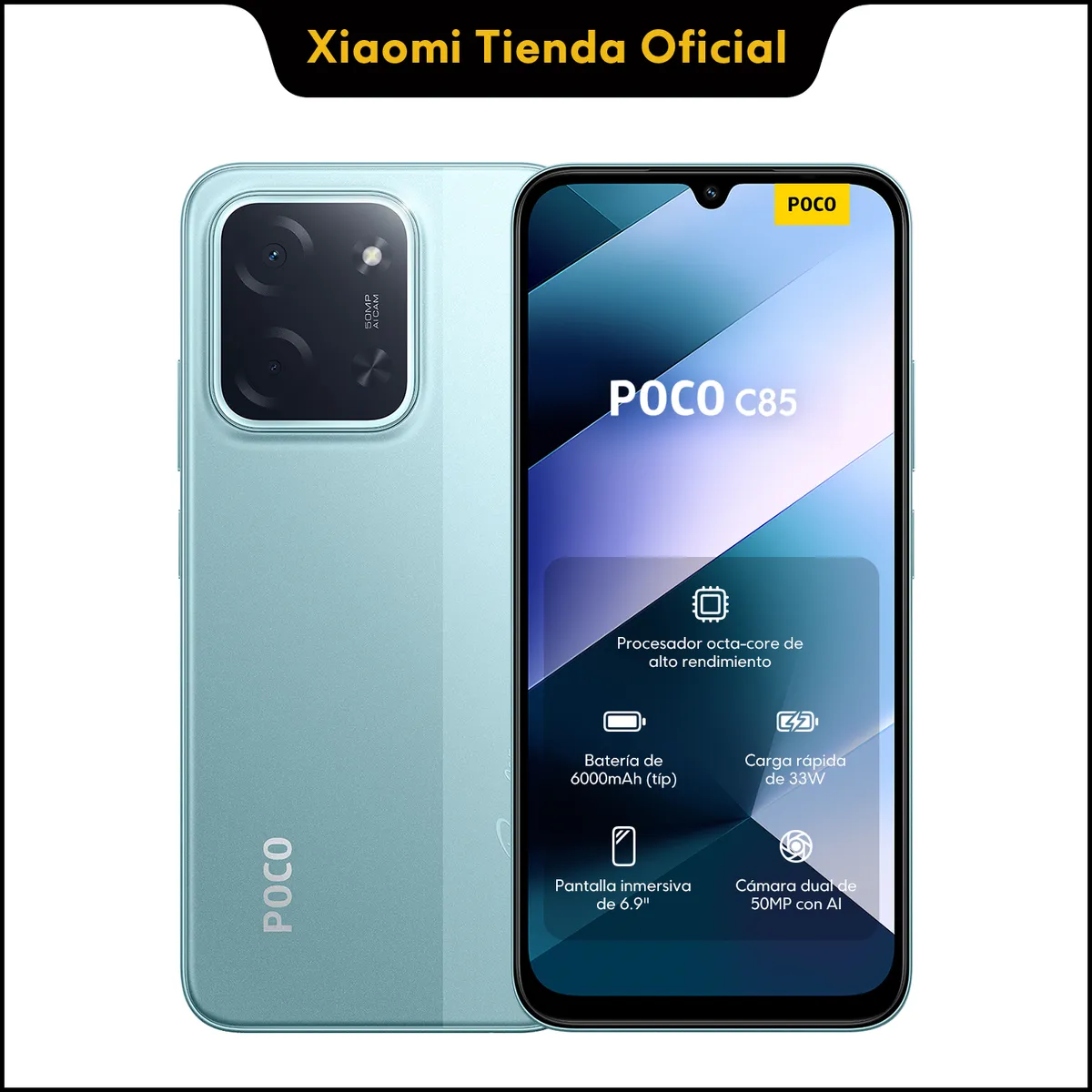 XIAOMI - POCO C85 Verde 6GB + 128GB