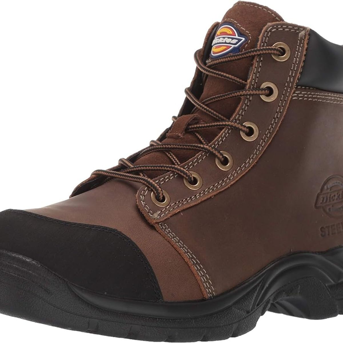 DICKIES - BOTA DE TRABAJO DICKIES WRECKER PUNTA ACERO 6HOMBRE- MARRÓN DK504014DWX  T-8.5