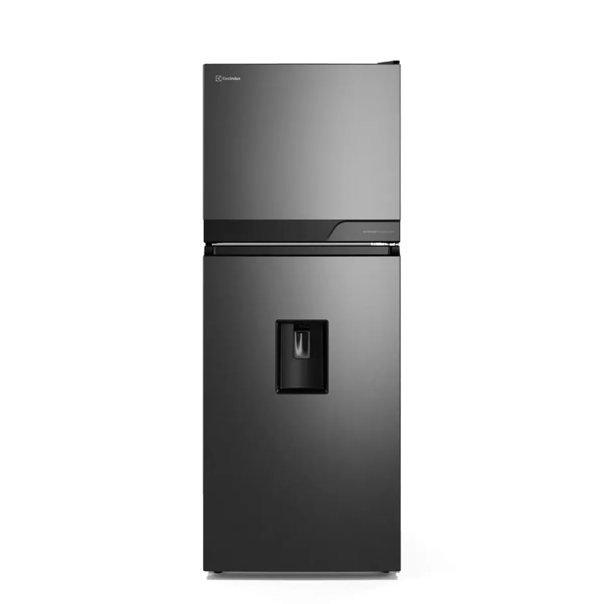 Electrolux - Refrigeradora Top Freezer con dispensador 288L No Frost Negra Electrolux ERT30A2P6DC