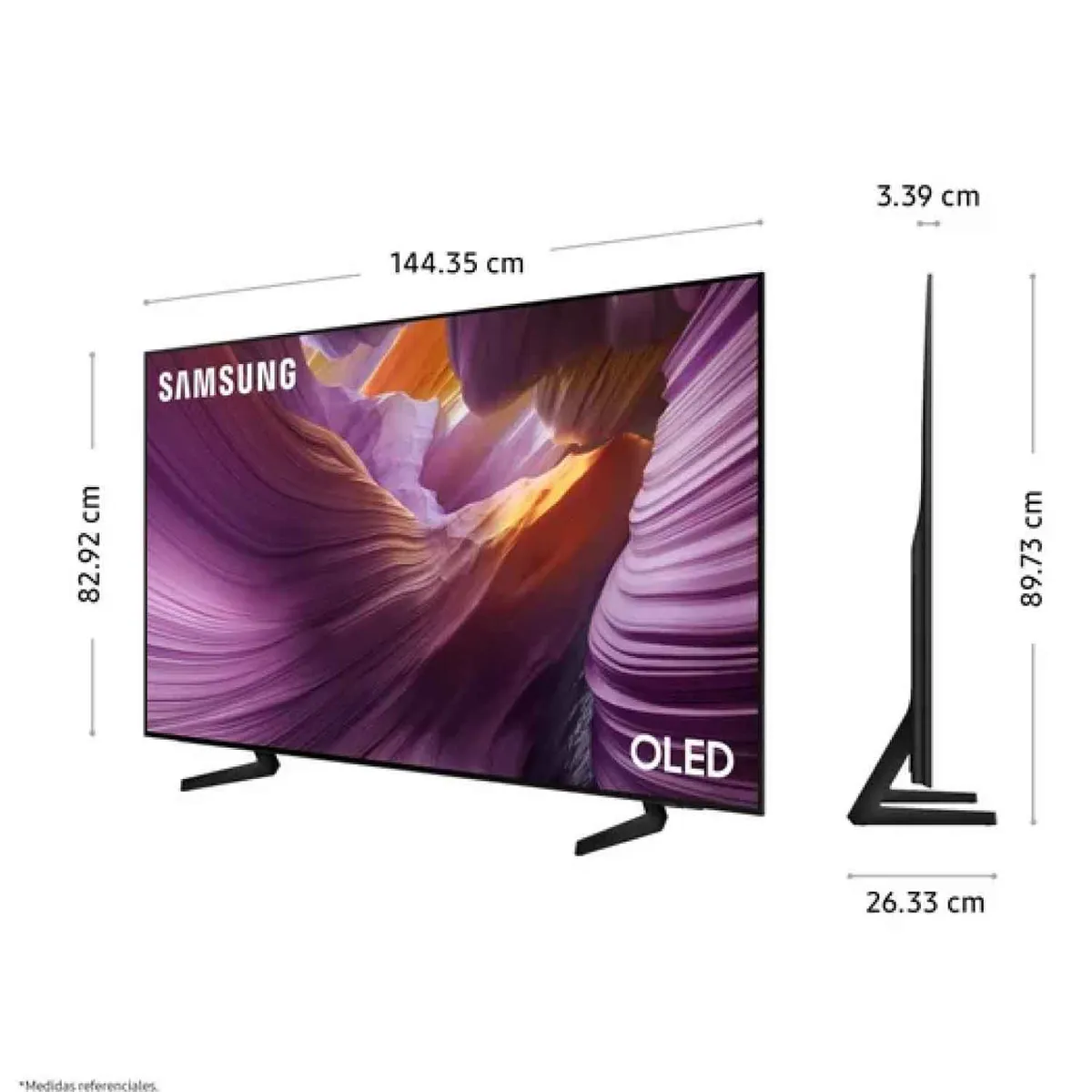 SAMSUNG - Televisor Samsung 65 OLED 4K UHD Vision Ai Smart TV QN65S85FAPXPA