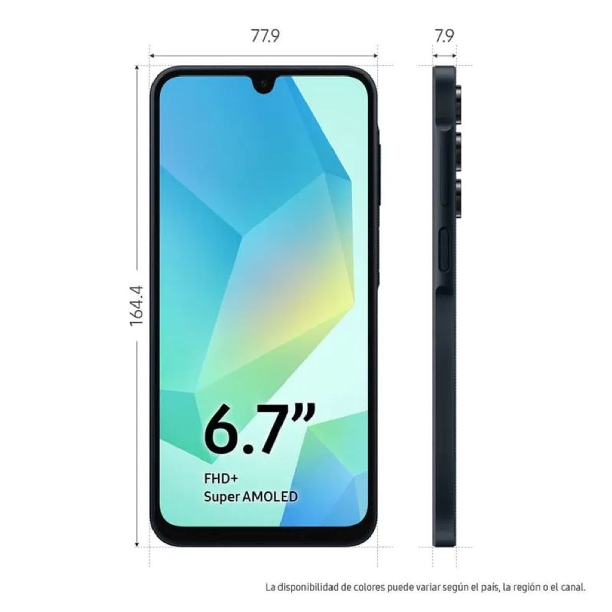 SAMSUNG - Celular Samsung Galaxy A16 4G 128GB, 4GB RAM, cámara trasera 50MP y frontal 13MP, 6.7, negro