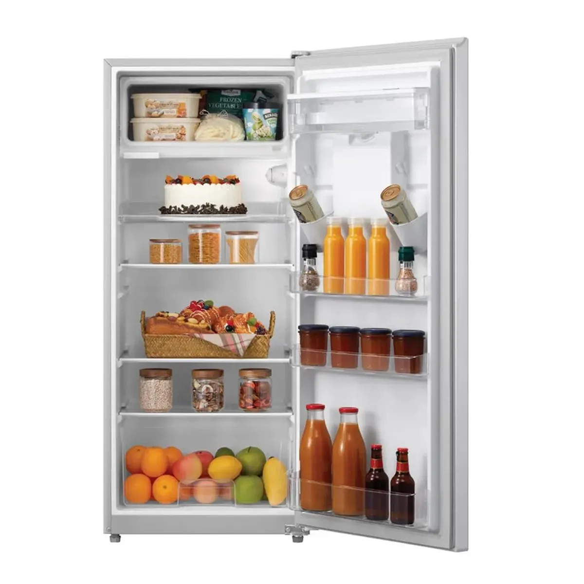 Mabe - Refrigeradora Monopuerta 187 L Netos Inox RMU202PXPRS1
