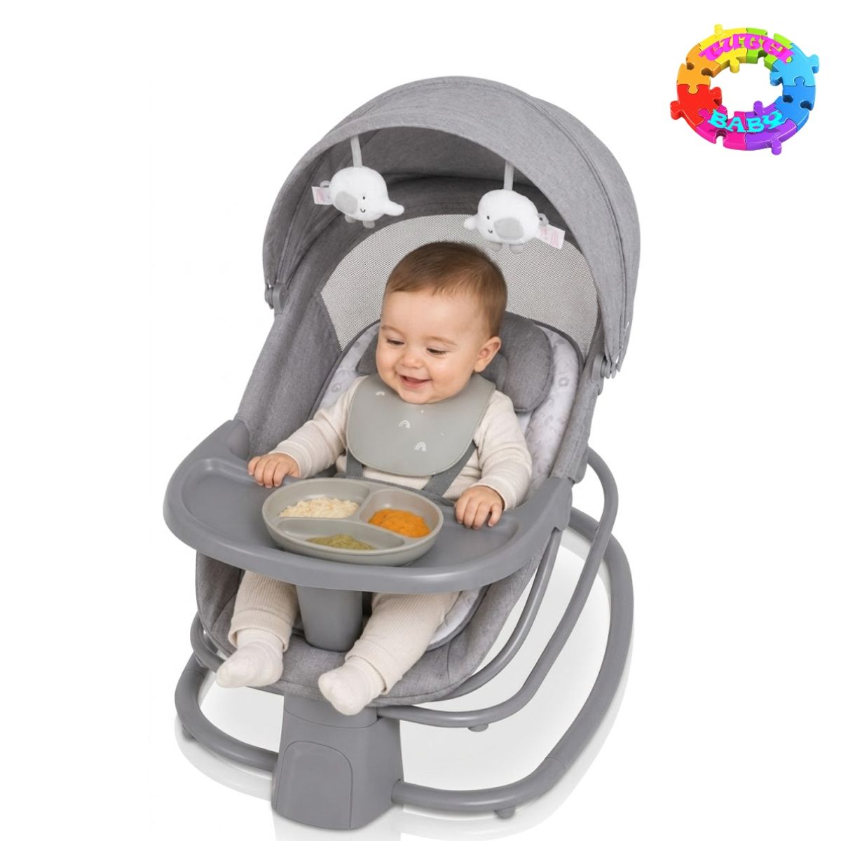 Stokker Baby - MECEDORA MULTIFUNCIONAL 4 EN 1 " NOVA PLUS " - GRIS