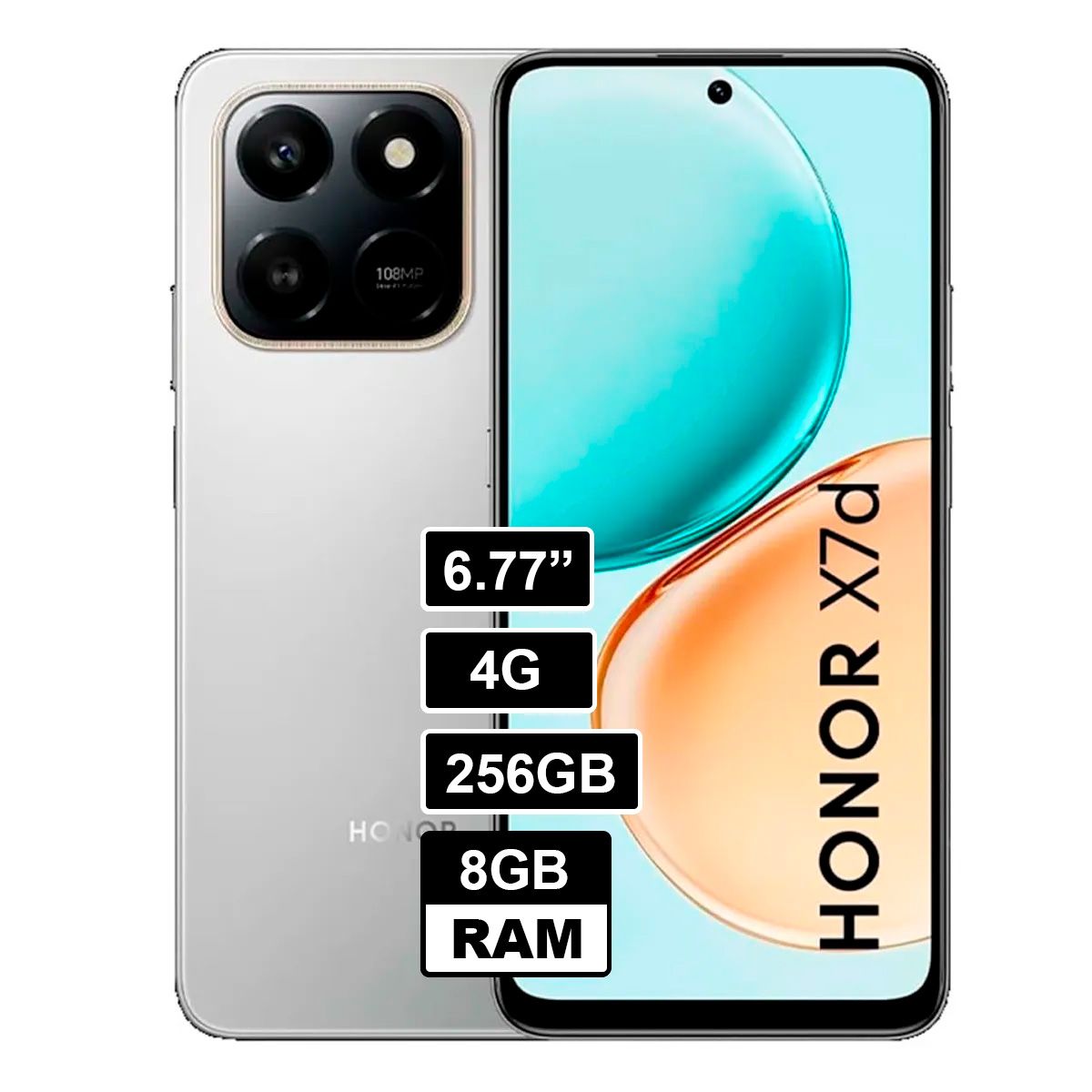 HONOR - X7D 4G 8GB 256GB Plata