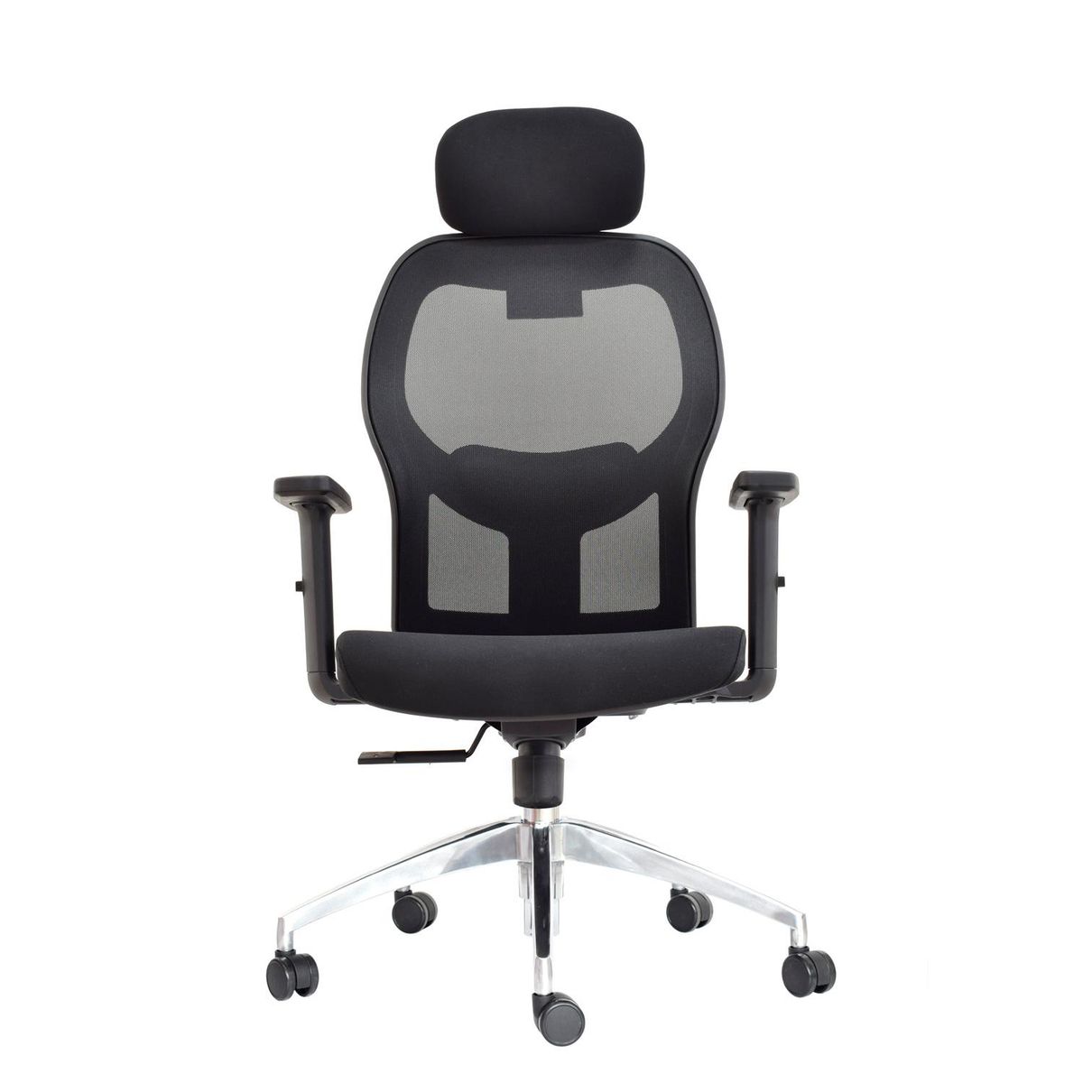 OFIDEAS - Silla Ergonómica Noruega Presidente Aluminio Negro Ofideas