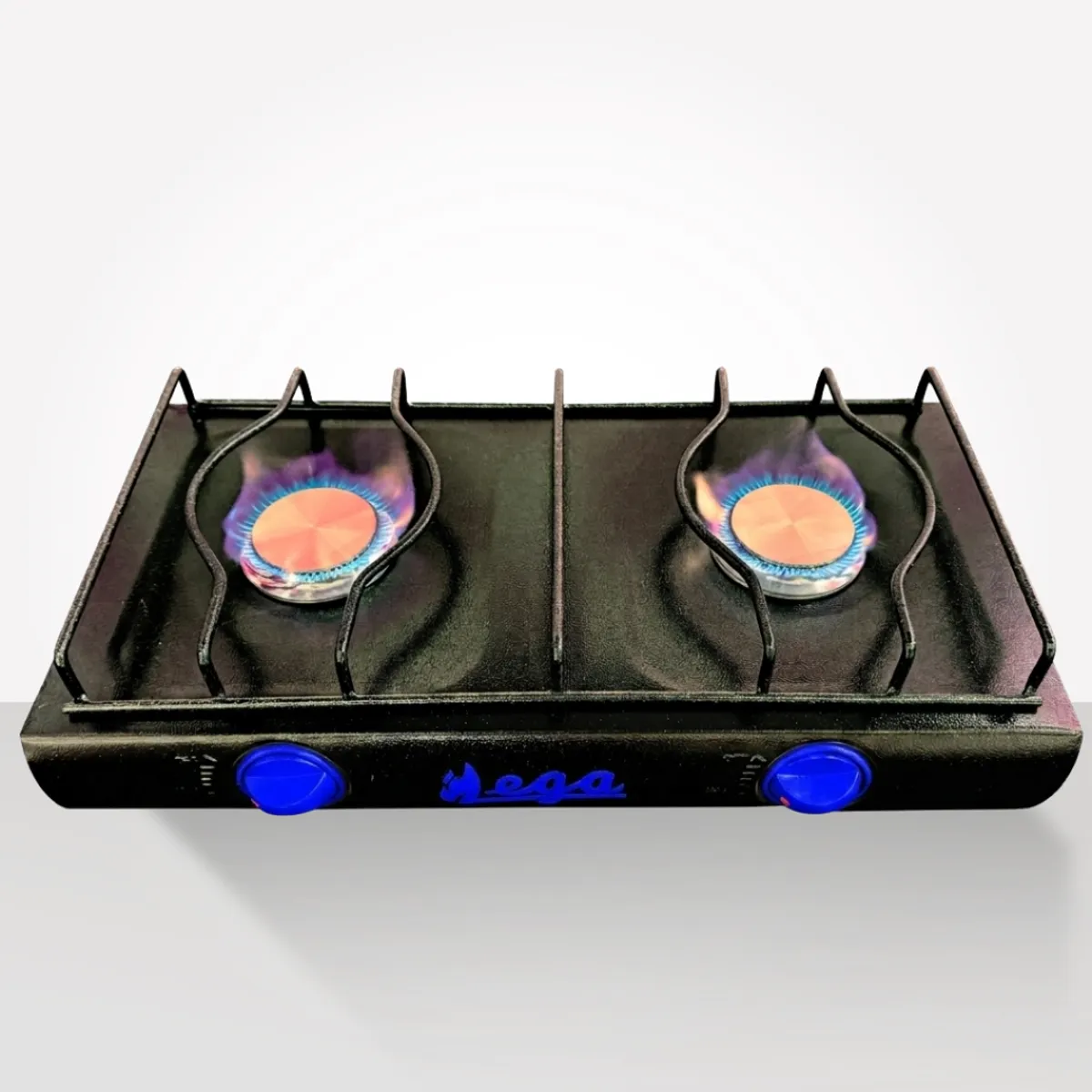 GENERICO - Cocina de Mesa 2 Hornillas a Gas Color Negro