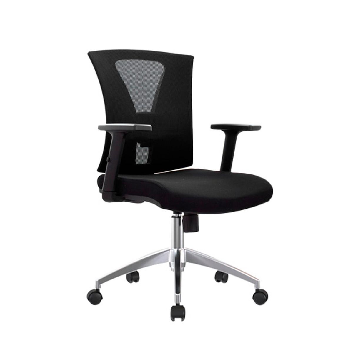ALTHEA CONFORT - Silla Ergonómica Nix Gerente Brazos 3D Aluminio Negro Althea Confort