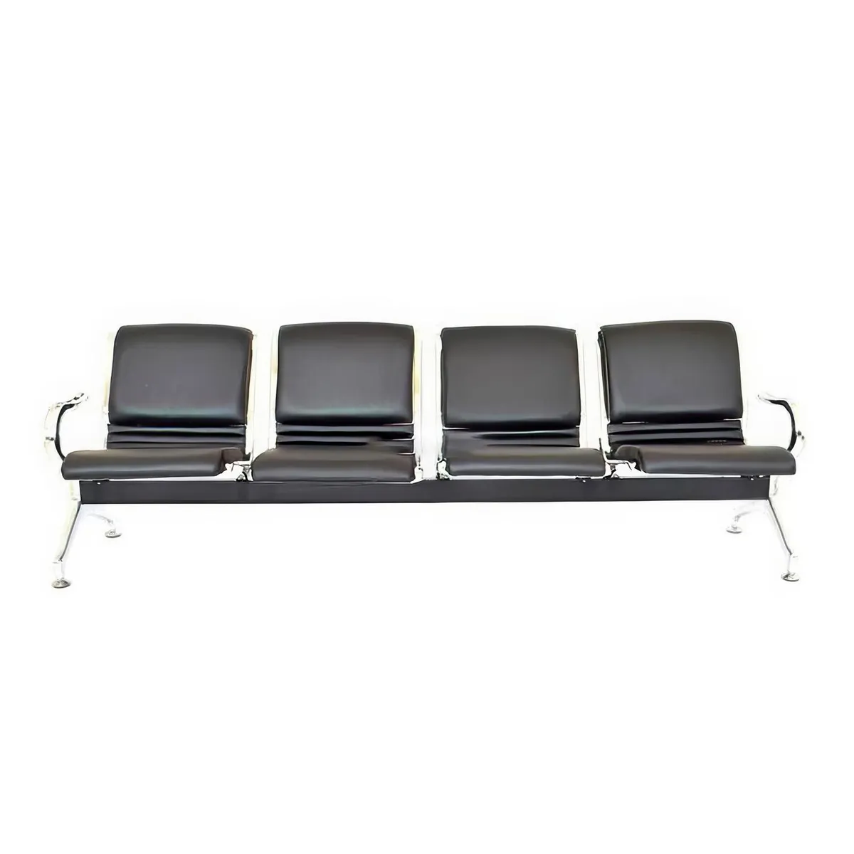 Tandem Aeropuerto Full Tapiz Cuerina Negro 4 Asientos Althea Confort, marca ALTHEA CONFORT - Foto 2