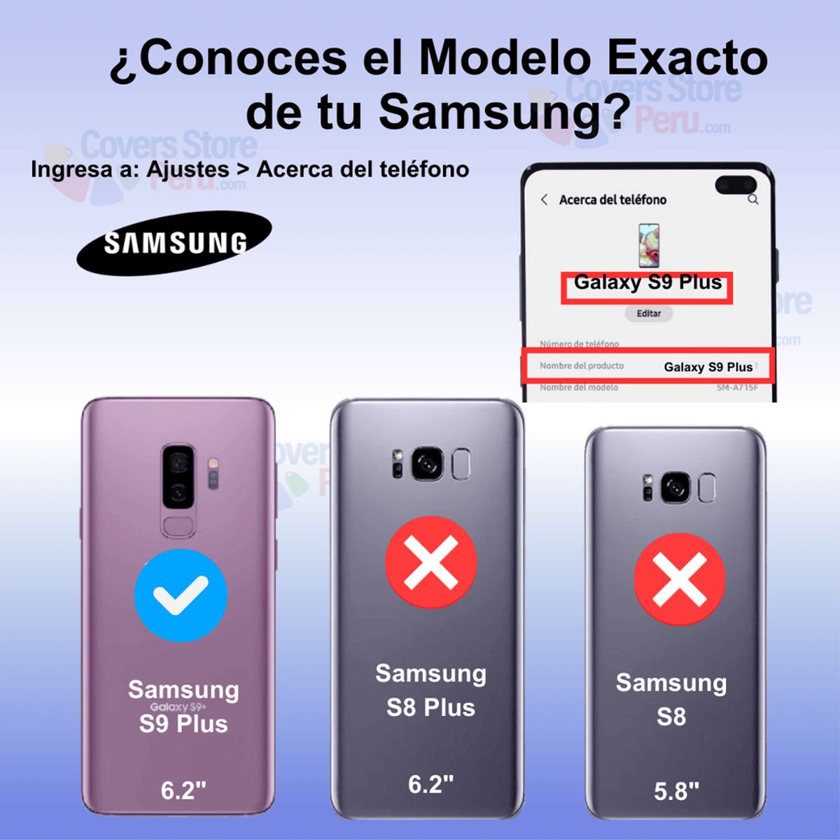 GENERICO - Funda Case para Samsung S9 Plus Ahumado Anillo Negro