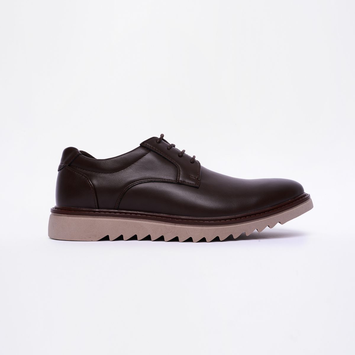 GENERICO - ZAPATO HOMBRE ROYAL POLO - RUST-PA SINTETICO
