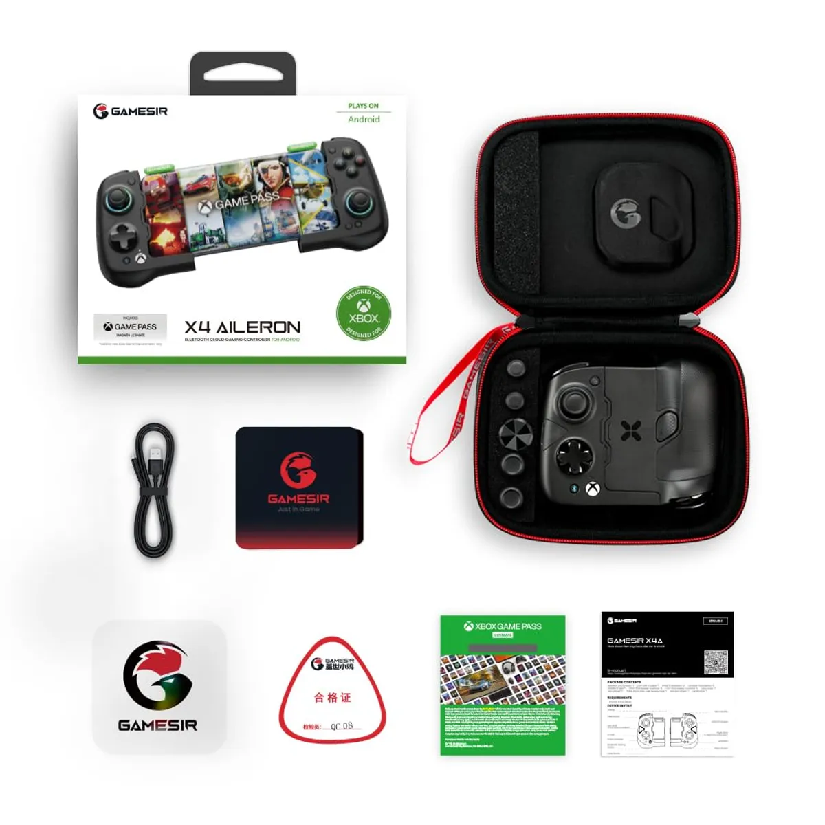 GAMESIR - Gamesir X4 Aileron Control Gamepad Bluetooth Para Android Immortal, Minecraft, Fortnite, Dead Trigge
