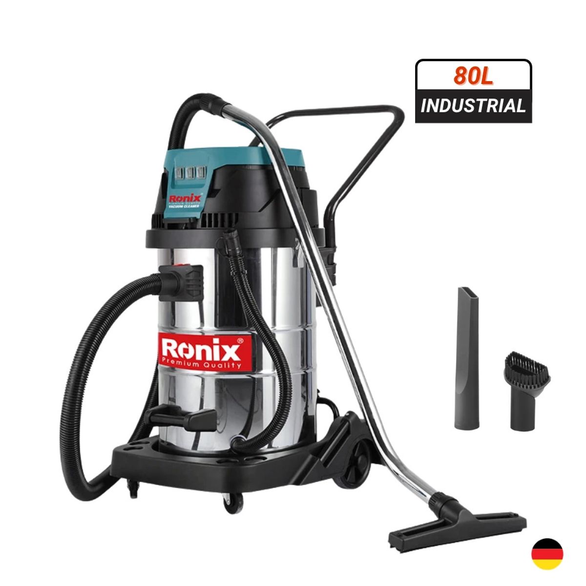 RONIX - Aspiradora Industrial 3000W 80L RONIX 1280