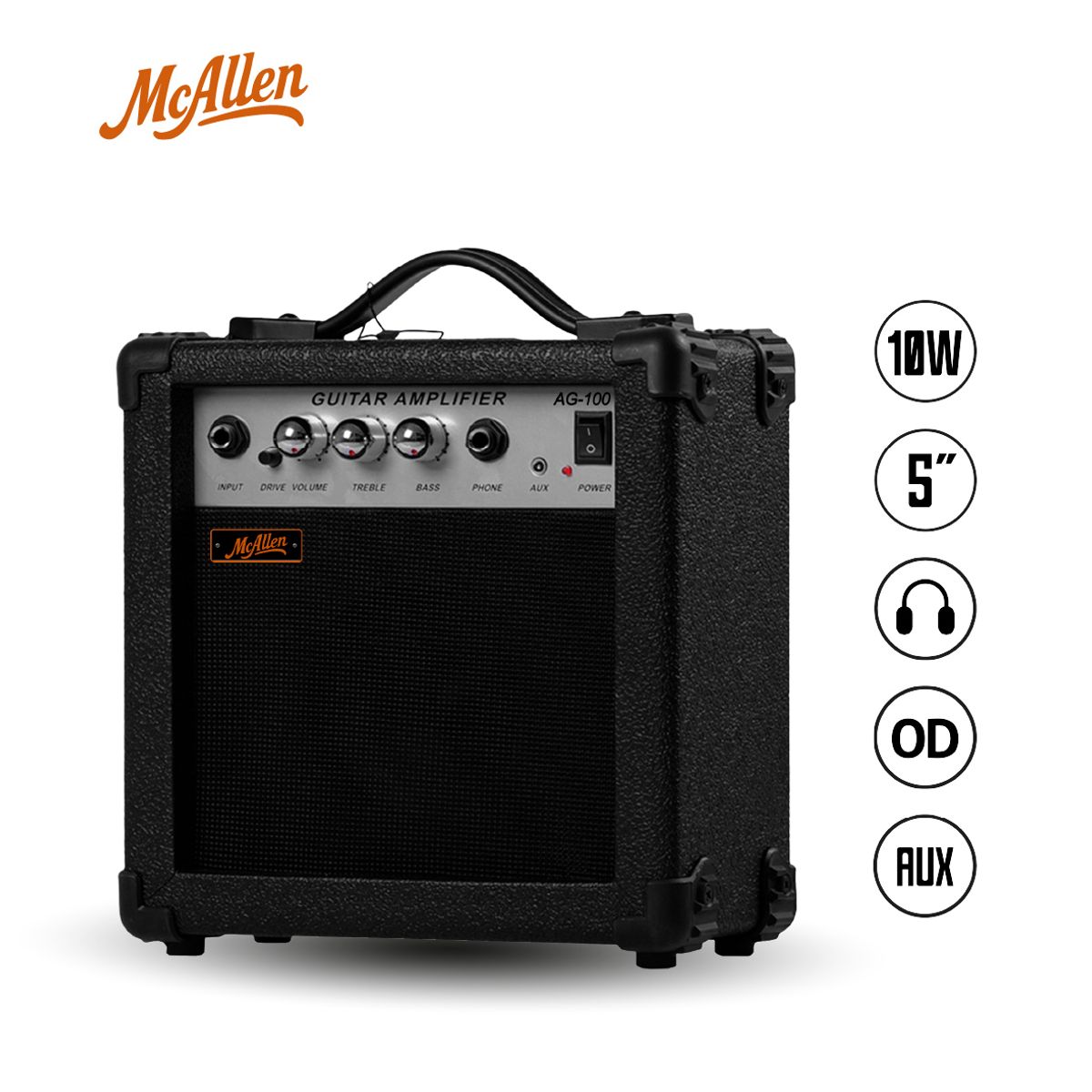 MCALLEN - AMPLIFICADOR DE GUITARRA MC ALLEN AG-100
