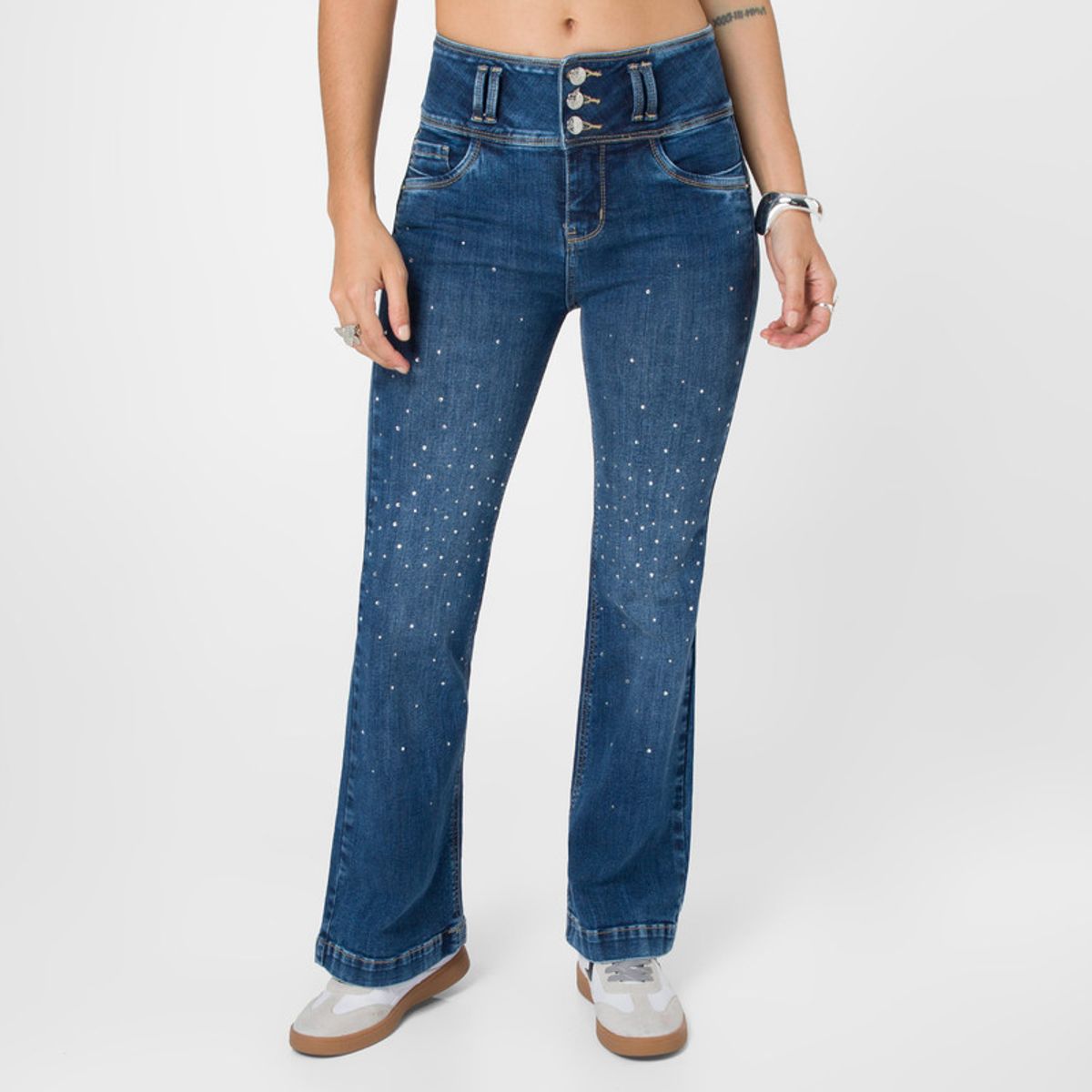 SQUEEZE - Pantalon Denim Stretch Mujer Sohra