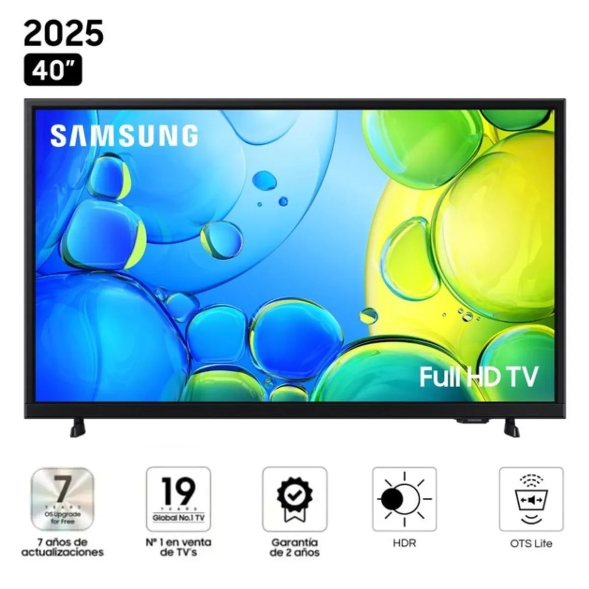 SAMSUNG - Televisor Samsung 40" FHD Smart TV UN40F6000F - 2025