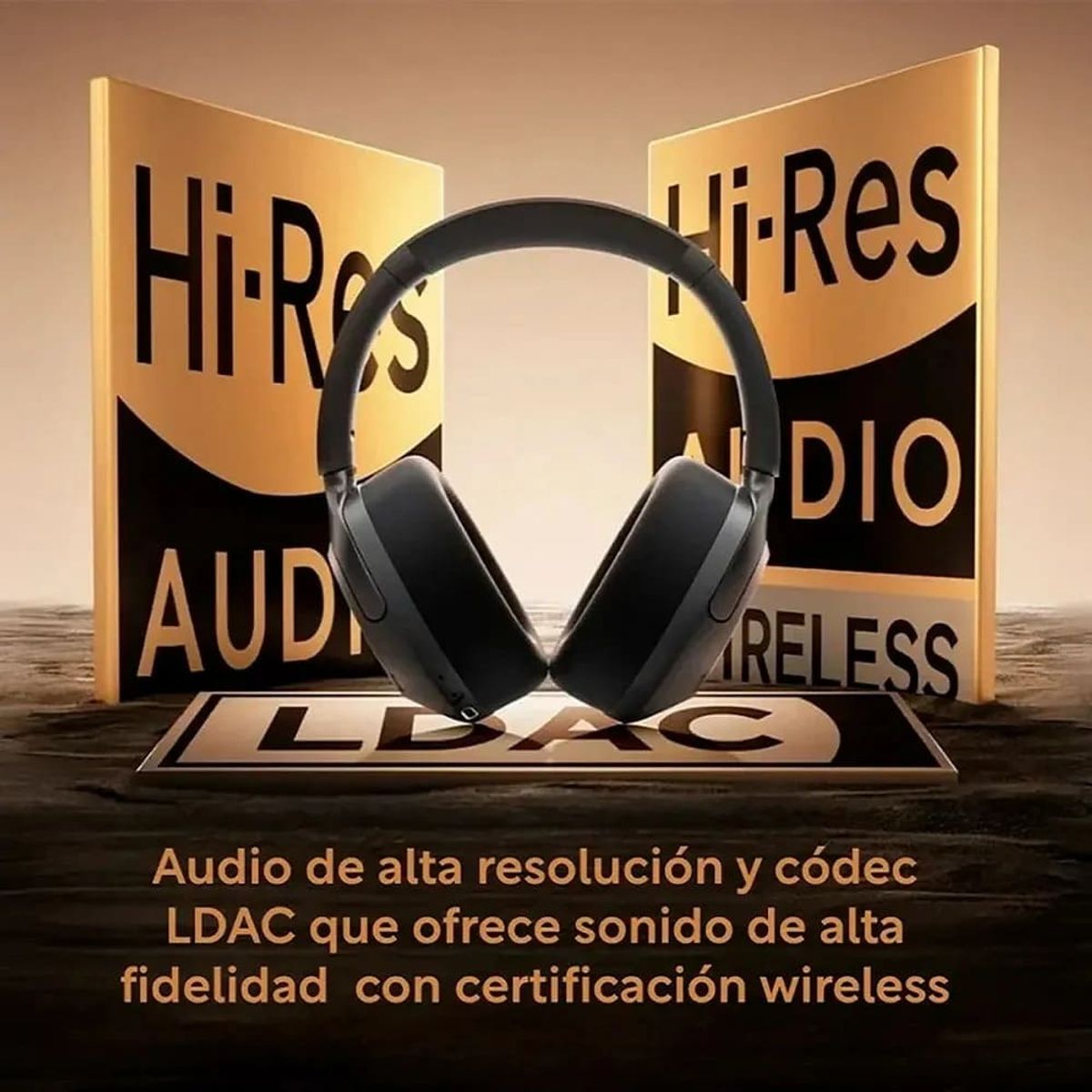 HAYLOU - Audifonos Haylou S40 Pro ANC 50dB Bluetooth 6.0 90H Negro