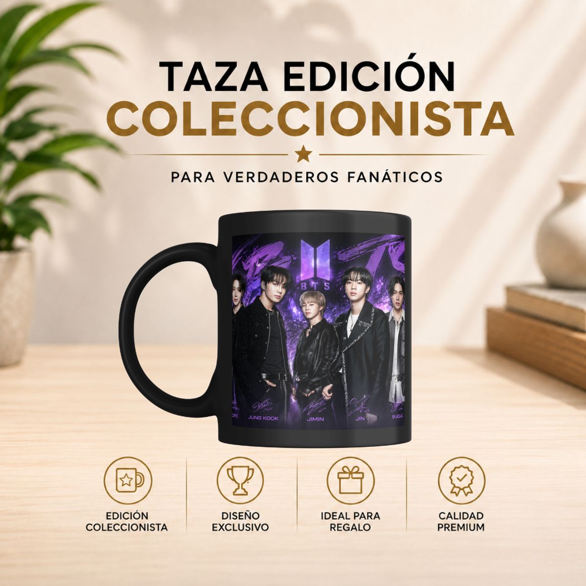 GENERICO - TAZA BTS PARA LAS ARMYS KPOP - GIRA WORLD ARIRANG