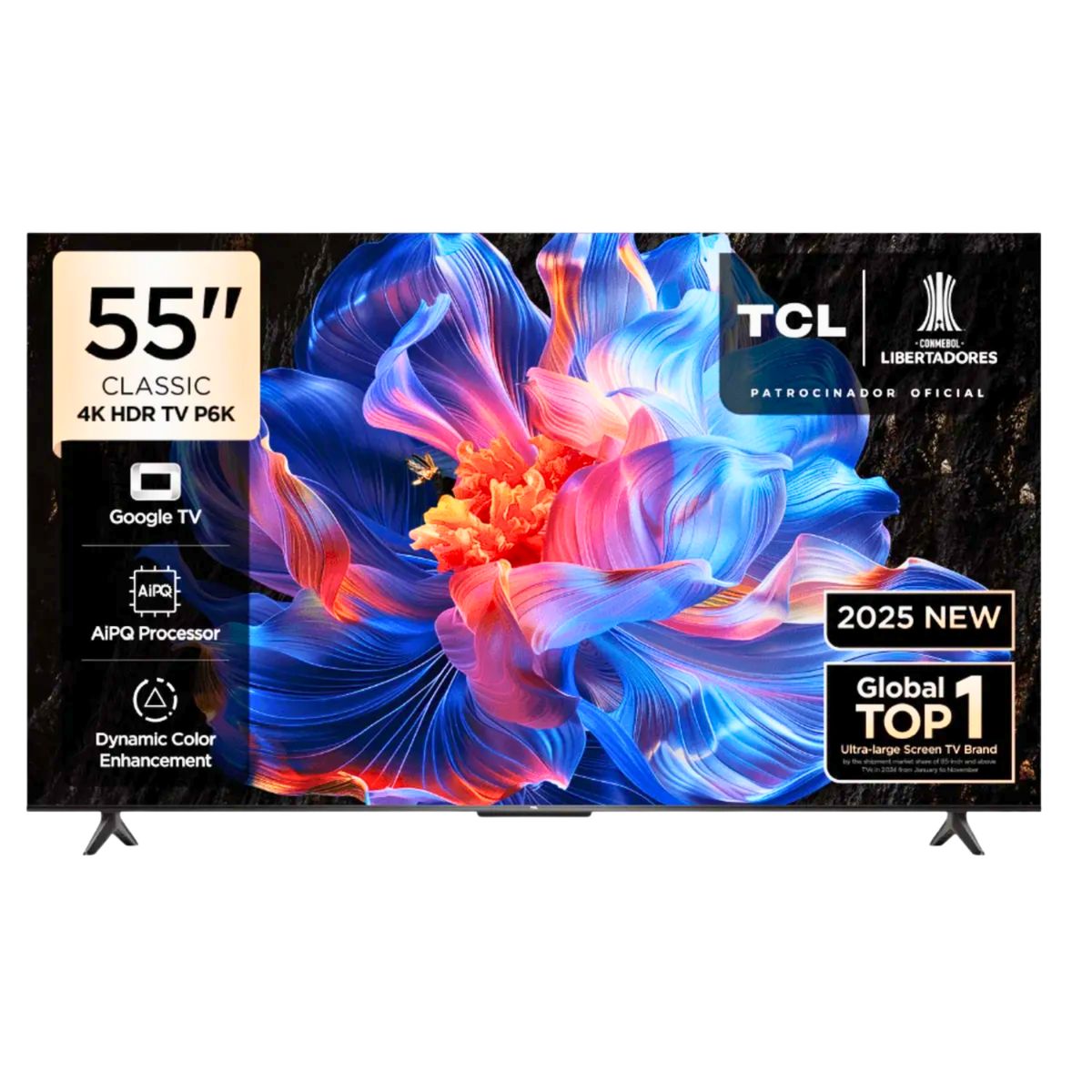 TCL - Televisor Smart TV TCL 55 4K Google TV 55P6K