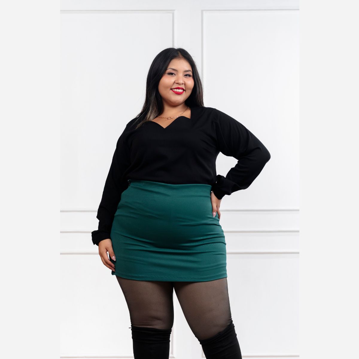 HERANNA - Blusa para mujer manga larga