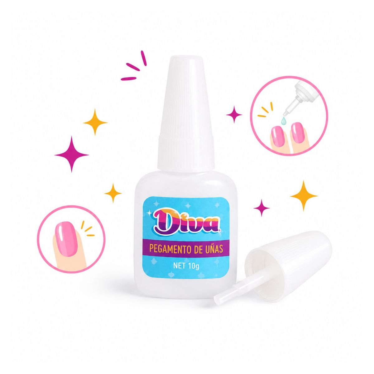GENERICO - Pegamento Para Uñas Diva - JARUSA