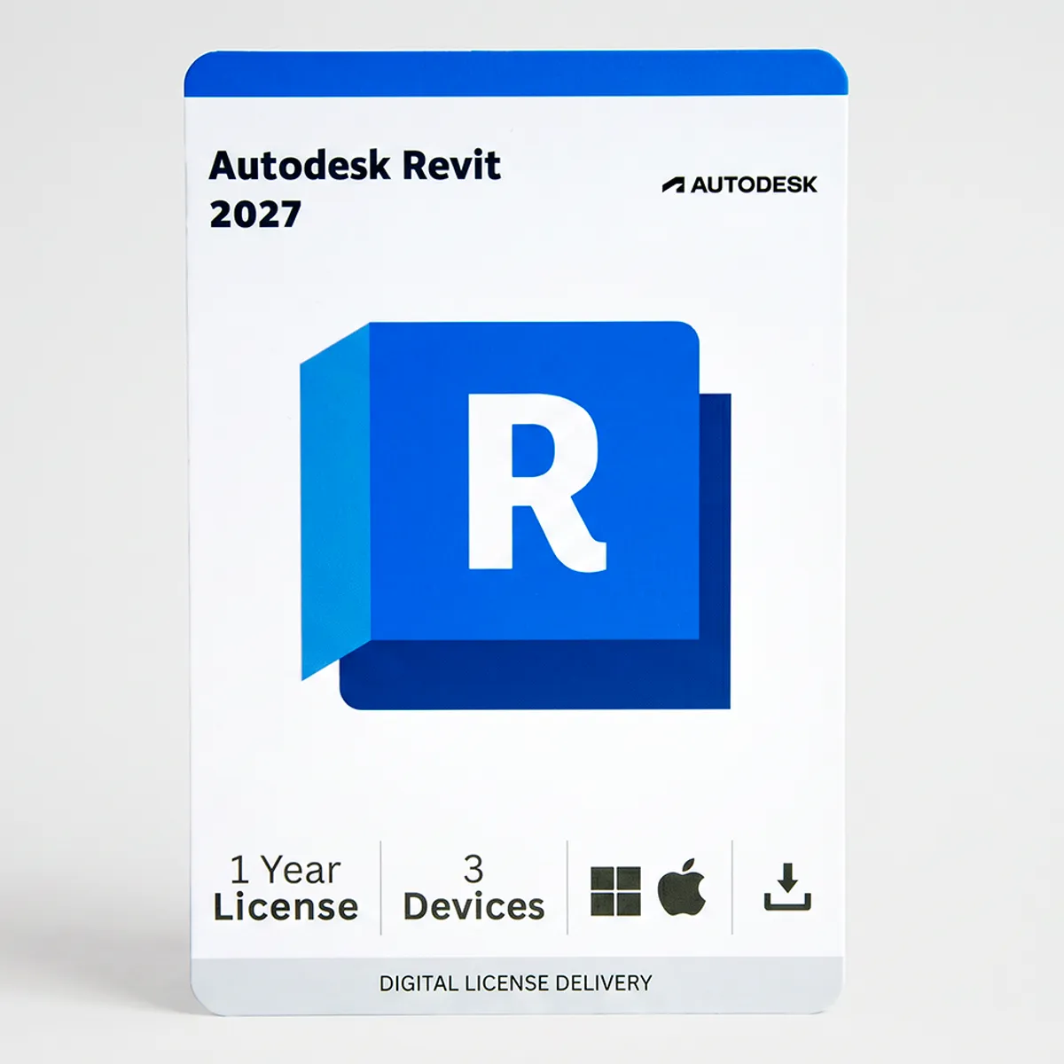 GENERICO - Autodesk Revit 2027 EDU - Clave de Activación Física 12 Meses