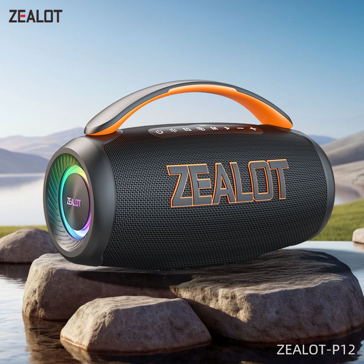 ZEALOT - PARLANTE ZEALOT P12 60RMS NEGRO