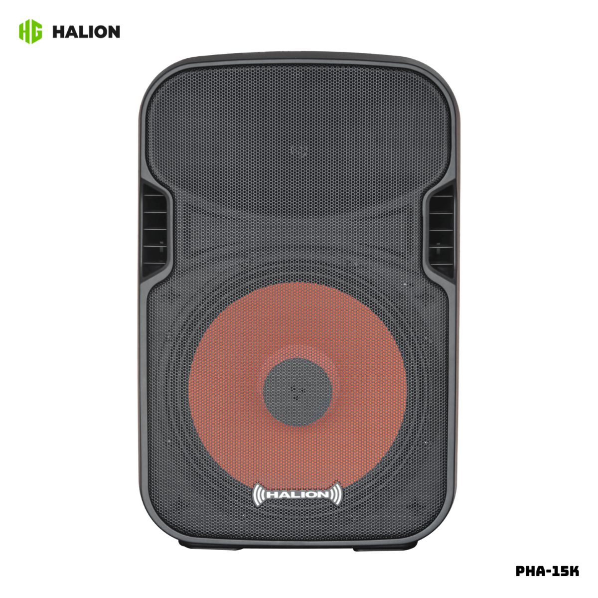 HALION - PARLANTE ACTIVO HALION 2000W PMPO CON BATERIA 1 MICROFONO - PHA-15K