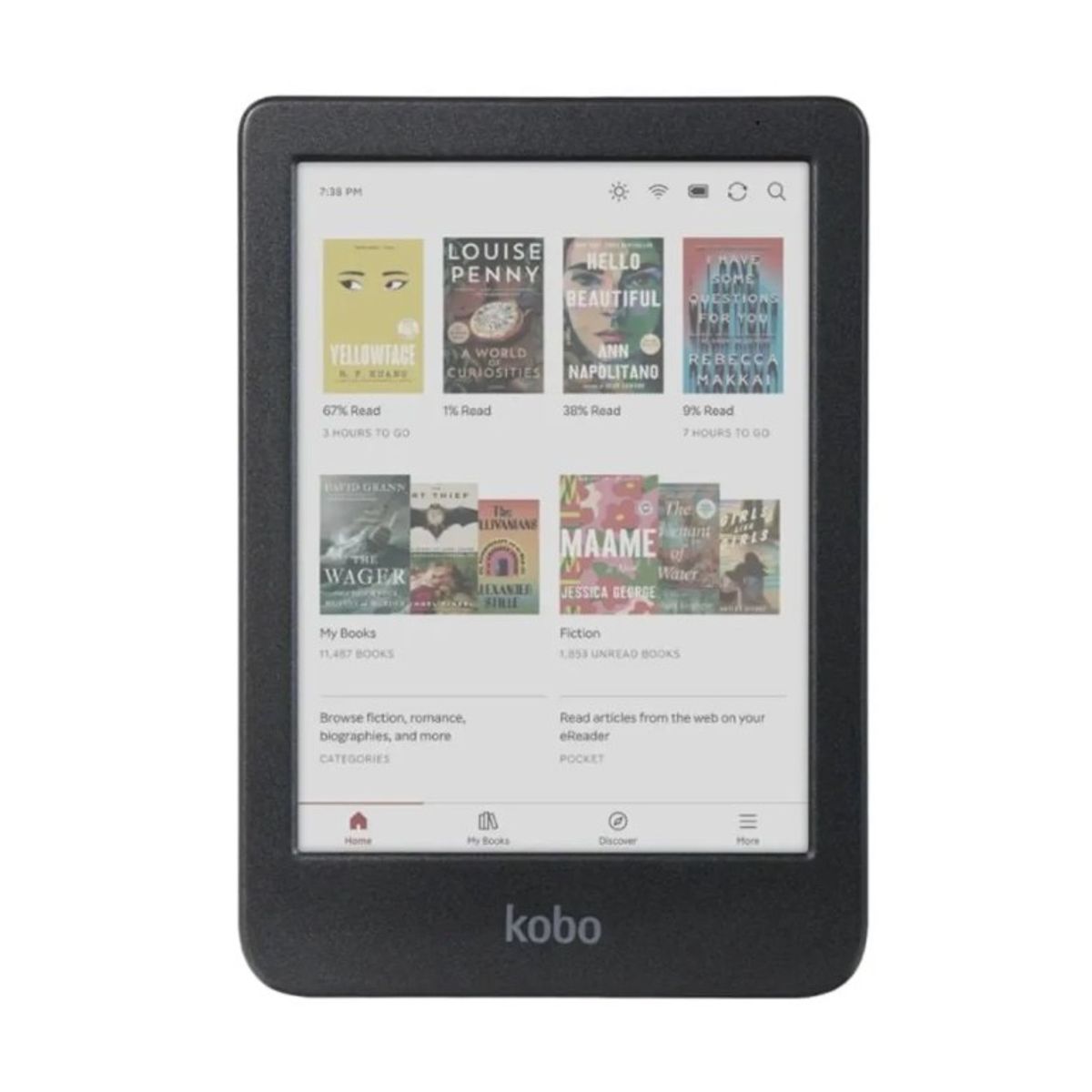 KOBO - Lector E Reader Kobo Clara Colour Hd 6 Waterproof 16gb Negro