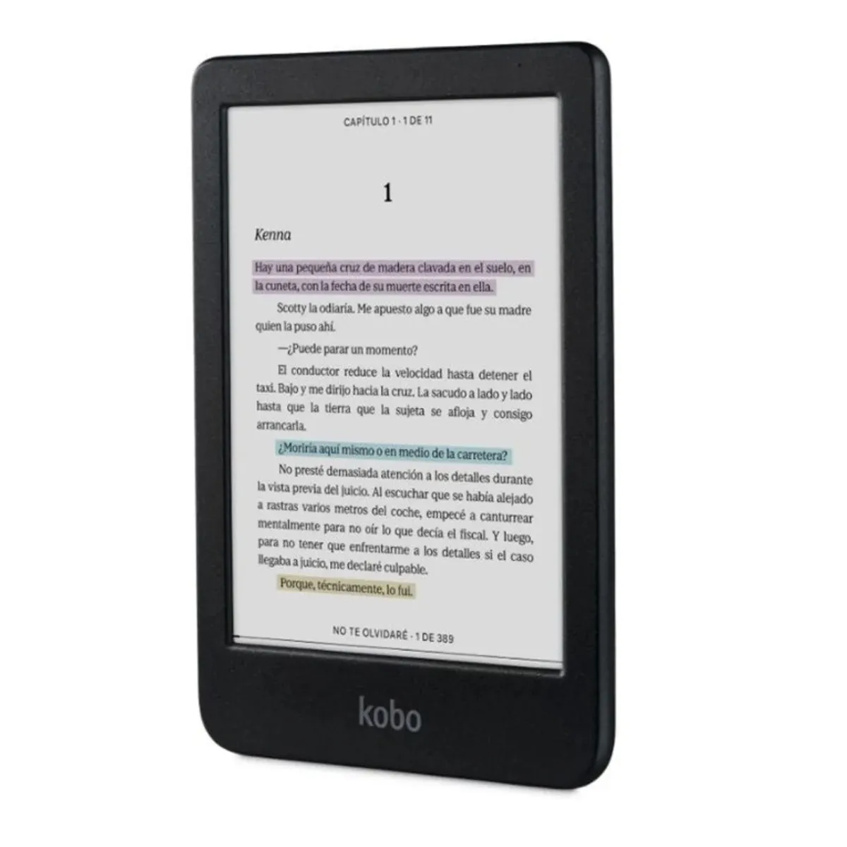 KOBO - Lector E Reader Kobo Clara Colour Hd 6 Waterproof 16gb Negro