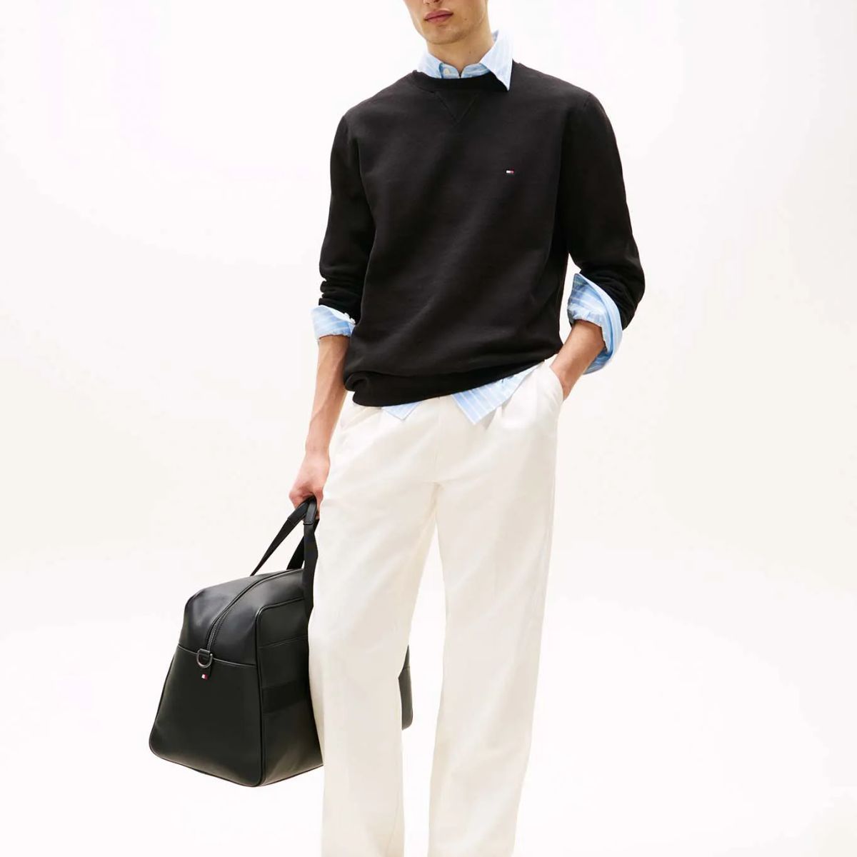 TOMMY HILFIGER - SWEATSHIRT ESSENTIAL FLEECE CREWNECK TH