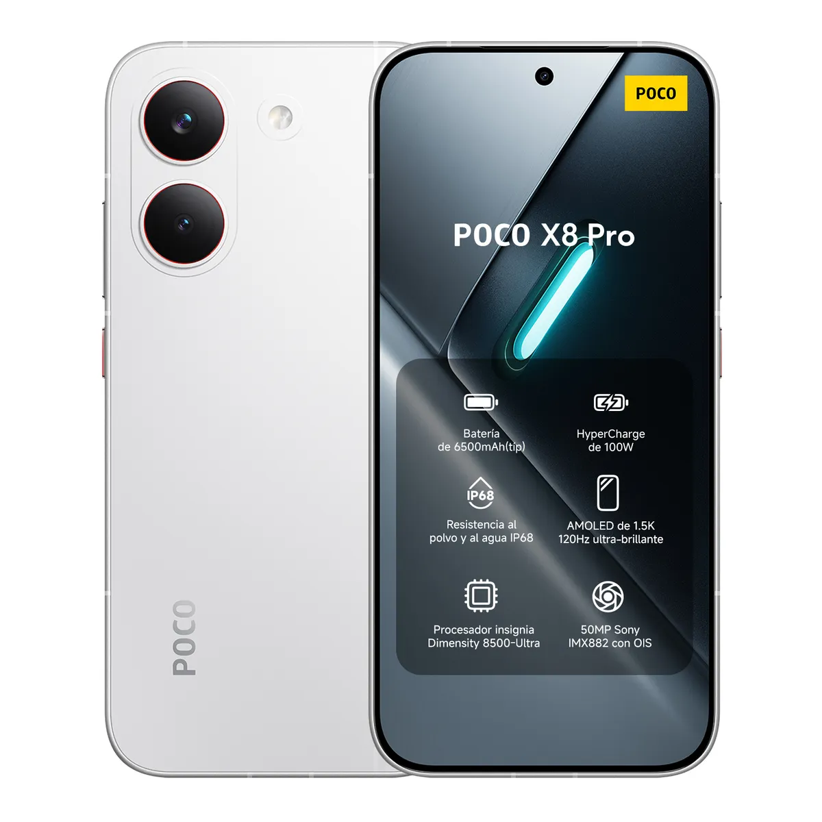 XIAOMI - POCO X8 Pro Blanco 8GB + 256GB