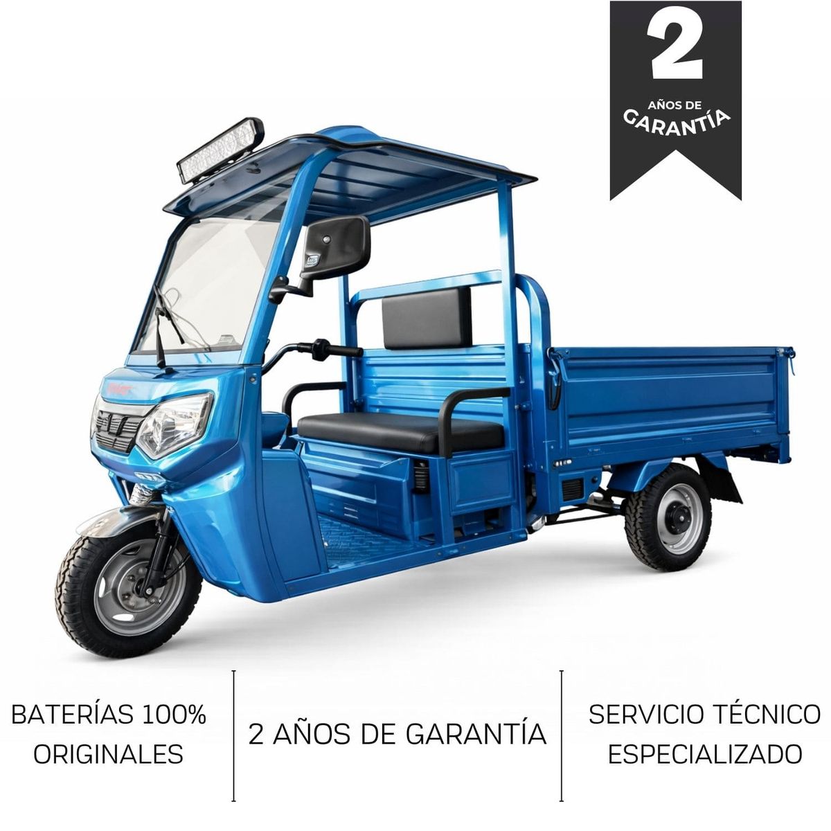 MOVEEN - TRIMOTO CARGUERA ELÉCTRICA MODELO MOTOR 1000W