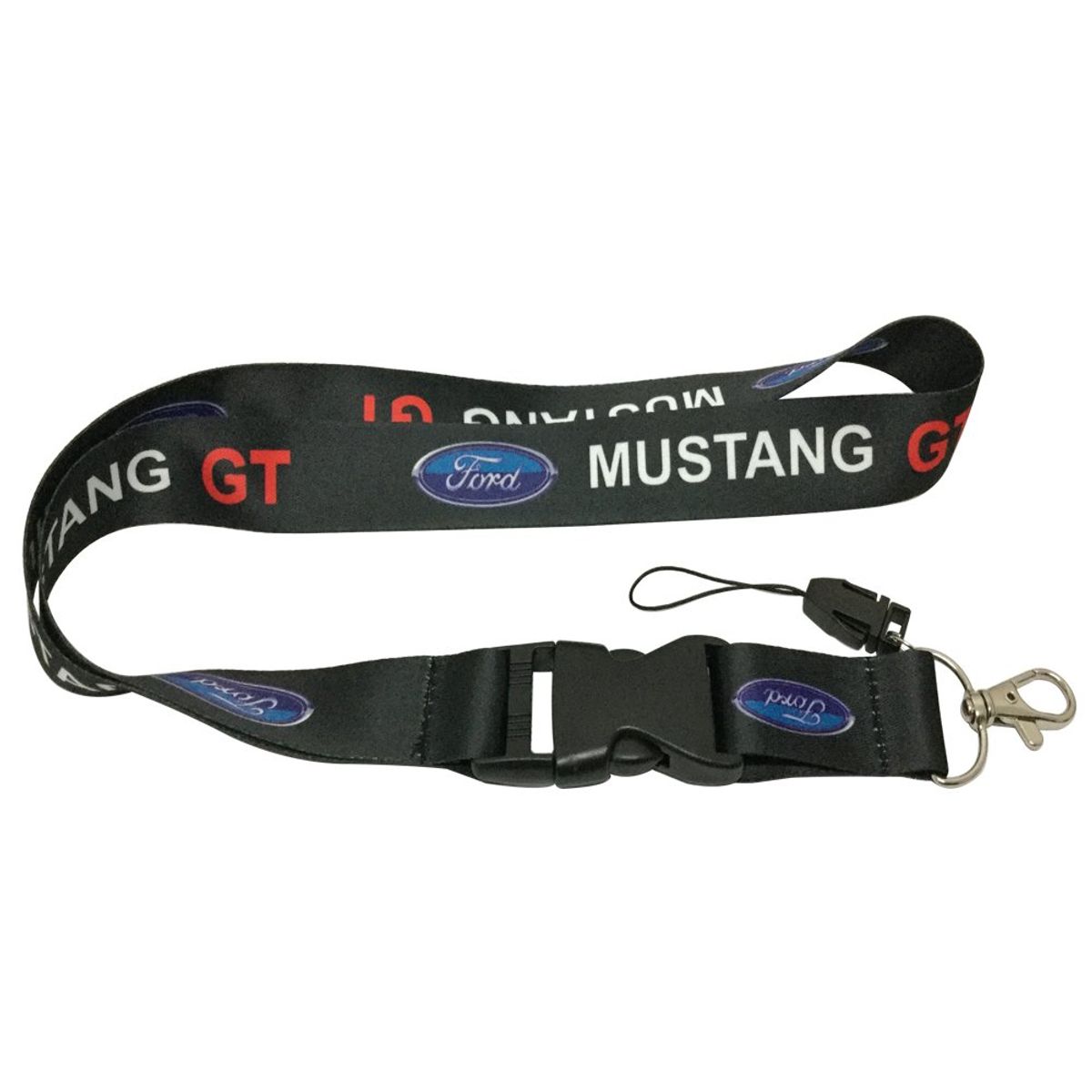 JET - Lanyard Porta Llaves Mustang Deportivo Premium