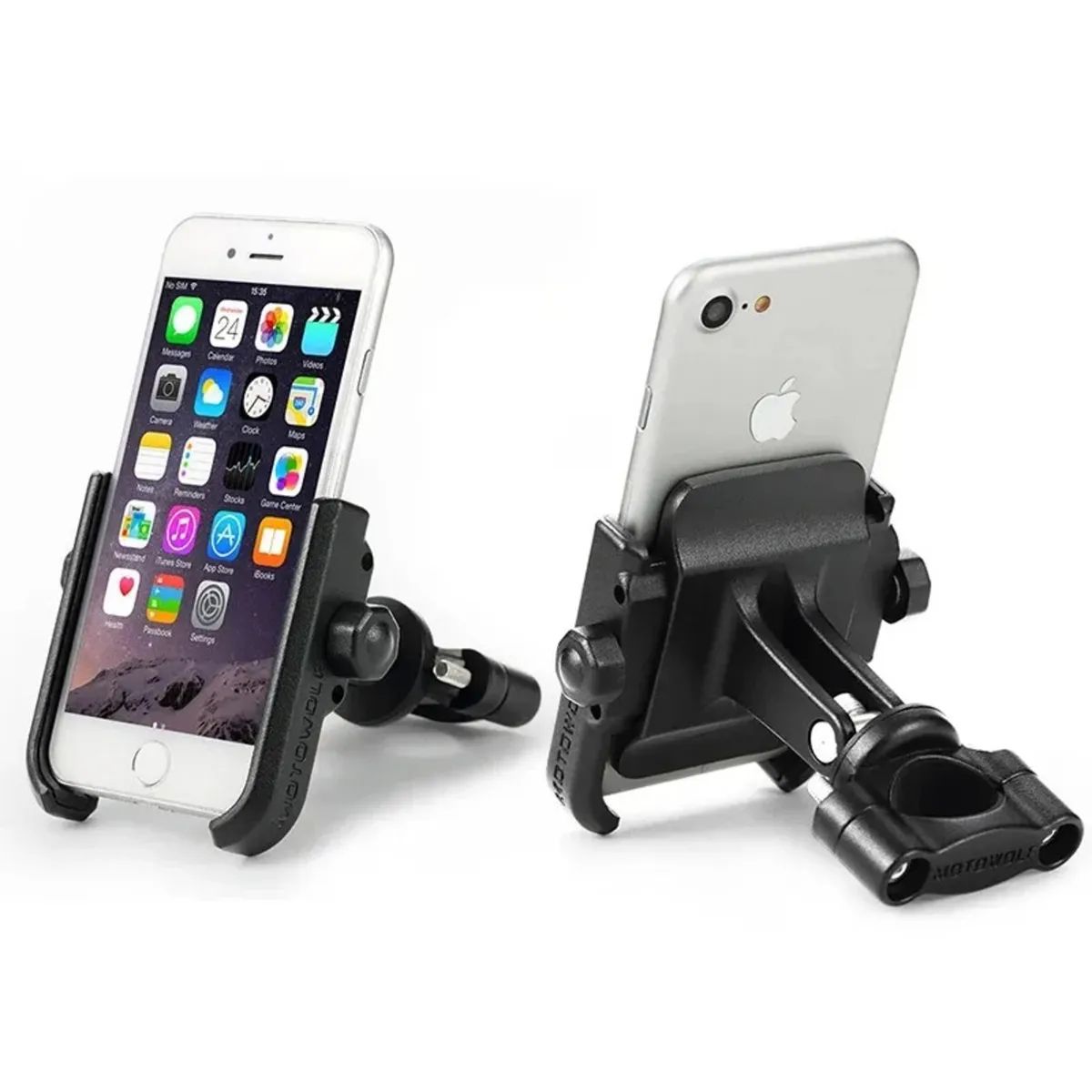 GENERICO - SOPORTE DE CELULAR PARA MOTO DE ALUMINIO