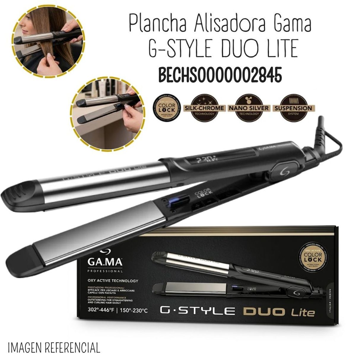 Gama - Plancha Alisadora Gama G-STYLE DUO LITE   BECHS0000002845