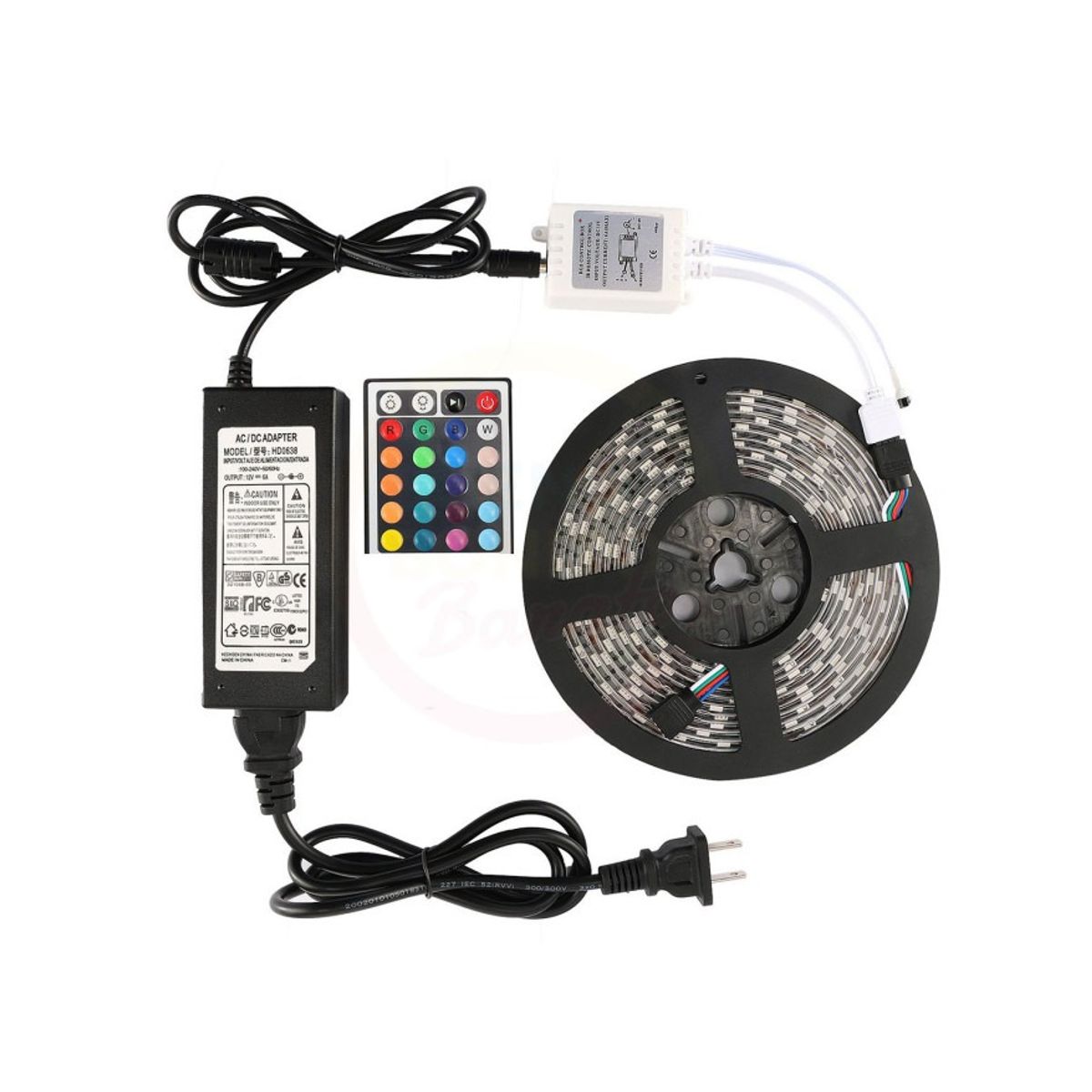 OEM - Luces LED En Cinta RGB 3528 De 3M Con Pegamento Para Cuarto