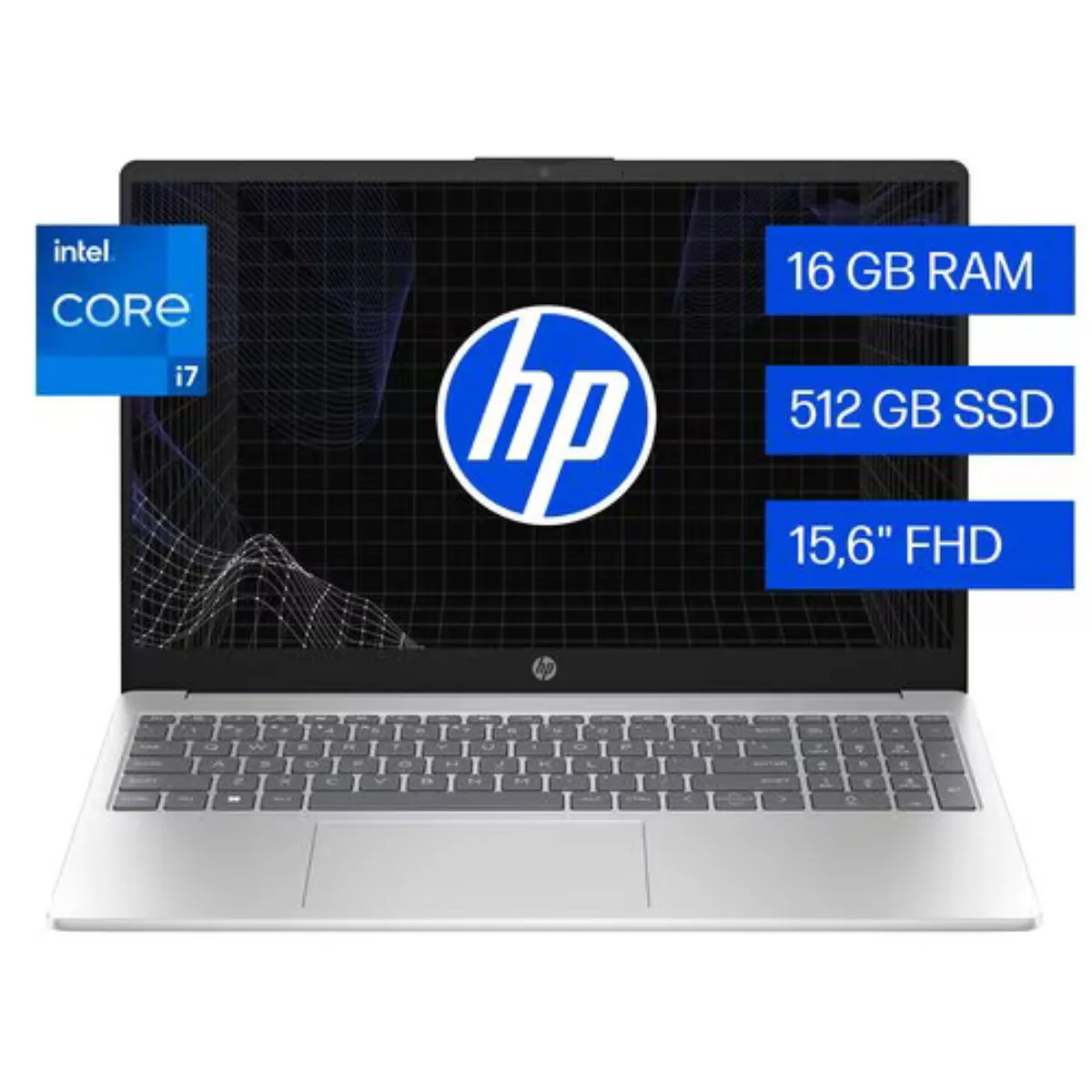 HP - Laptop HP 15 Core i7-1355U 16GB 512GB SSD 15.6" FHD IPS Windows 11 Pro