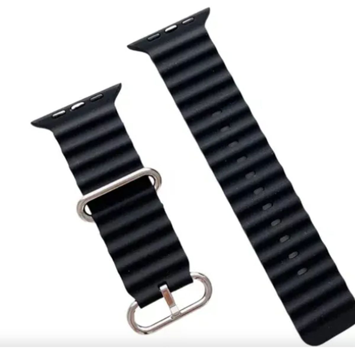 GENERICO - Correa Corrugada Clásica para Apple Watch 42mm - Negro