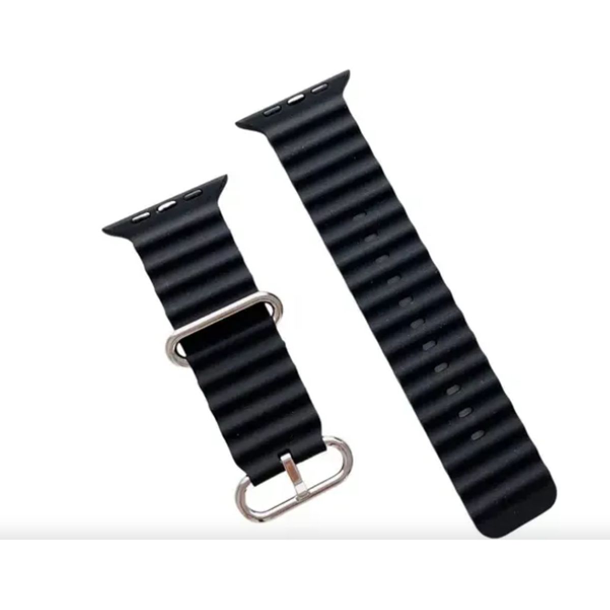 GENERICO - Correa Corrugada Clásica para Apple Watch 42mm - Negro