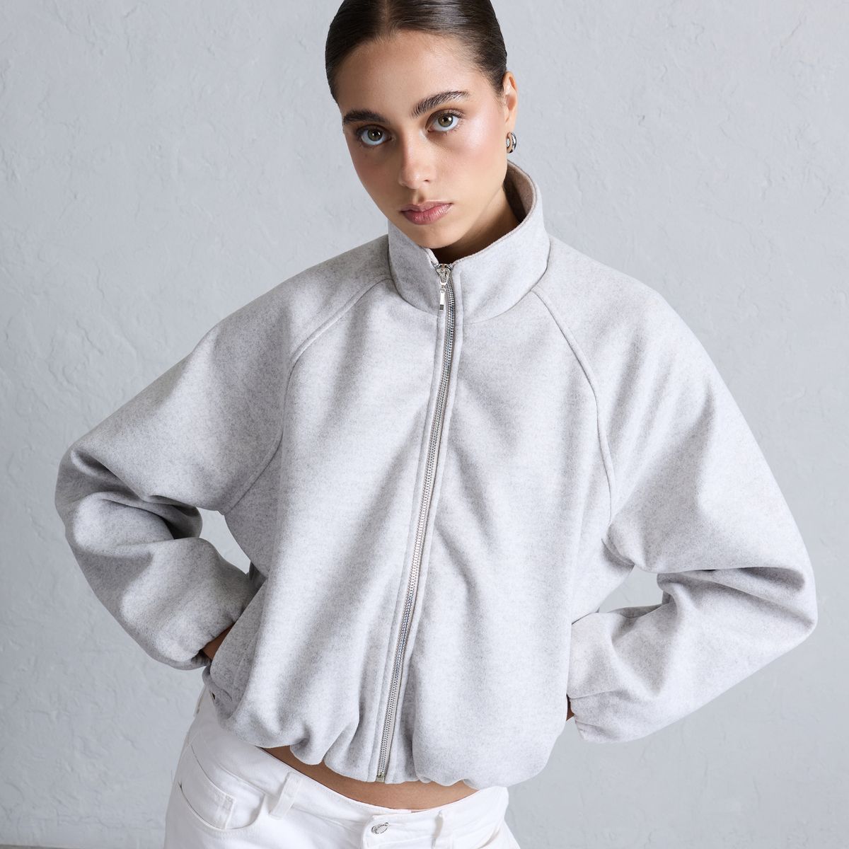 LUVARO - Casaca Bomber Manga Raglán