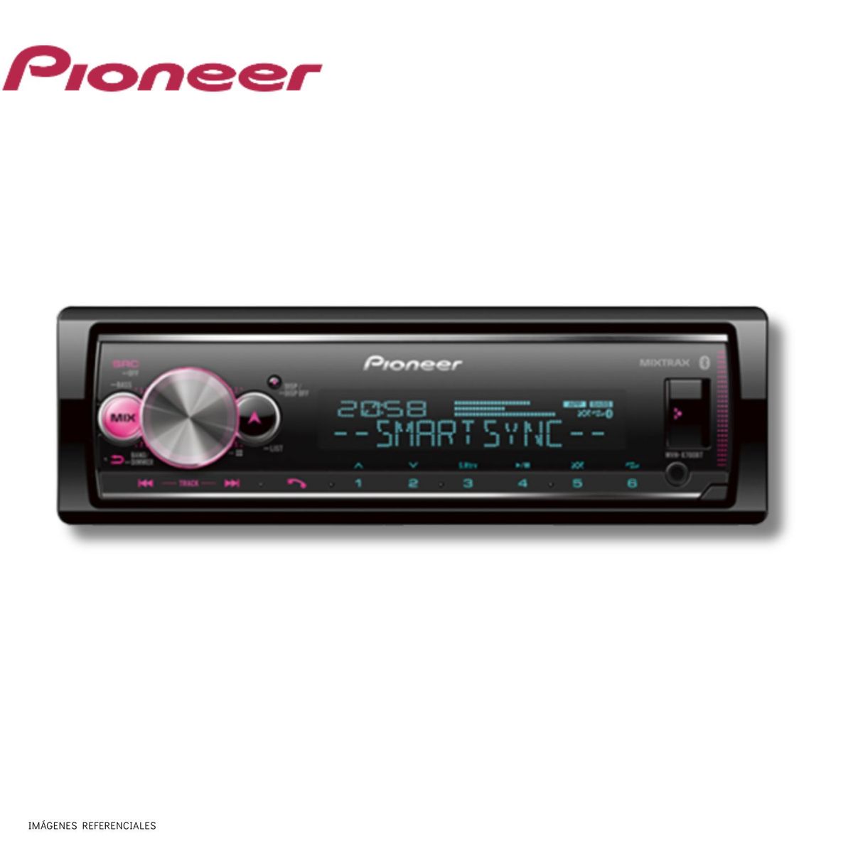 PIONEER - Autoestéreo Bluetooth para Automóvil Pioneer MVH-S325BT 50 W x 4