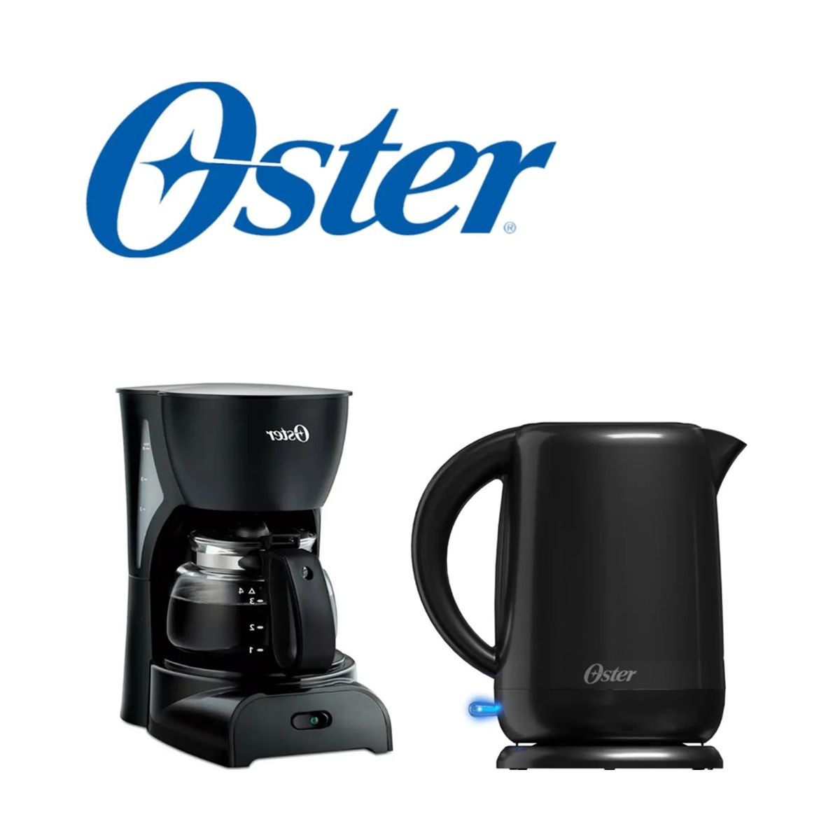 OSTER - COMBO OSTER CAFETERA BVSTDCDR5B Y HERVIDOR BVSTKT3101